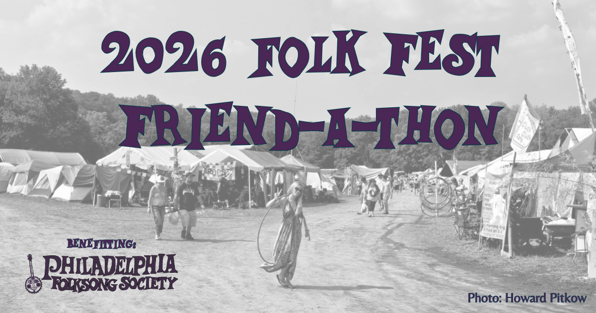Campaign cover image for 2026 Folk Fest Friend-A-Thon