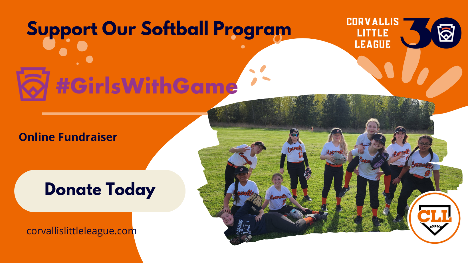 Campaign cover image for Corvallis Little League Softball Needs Your Support
