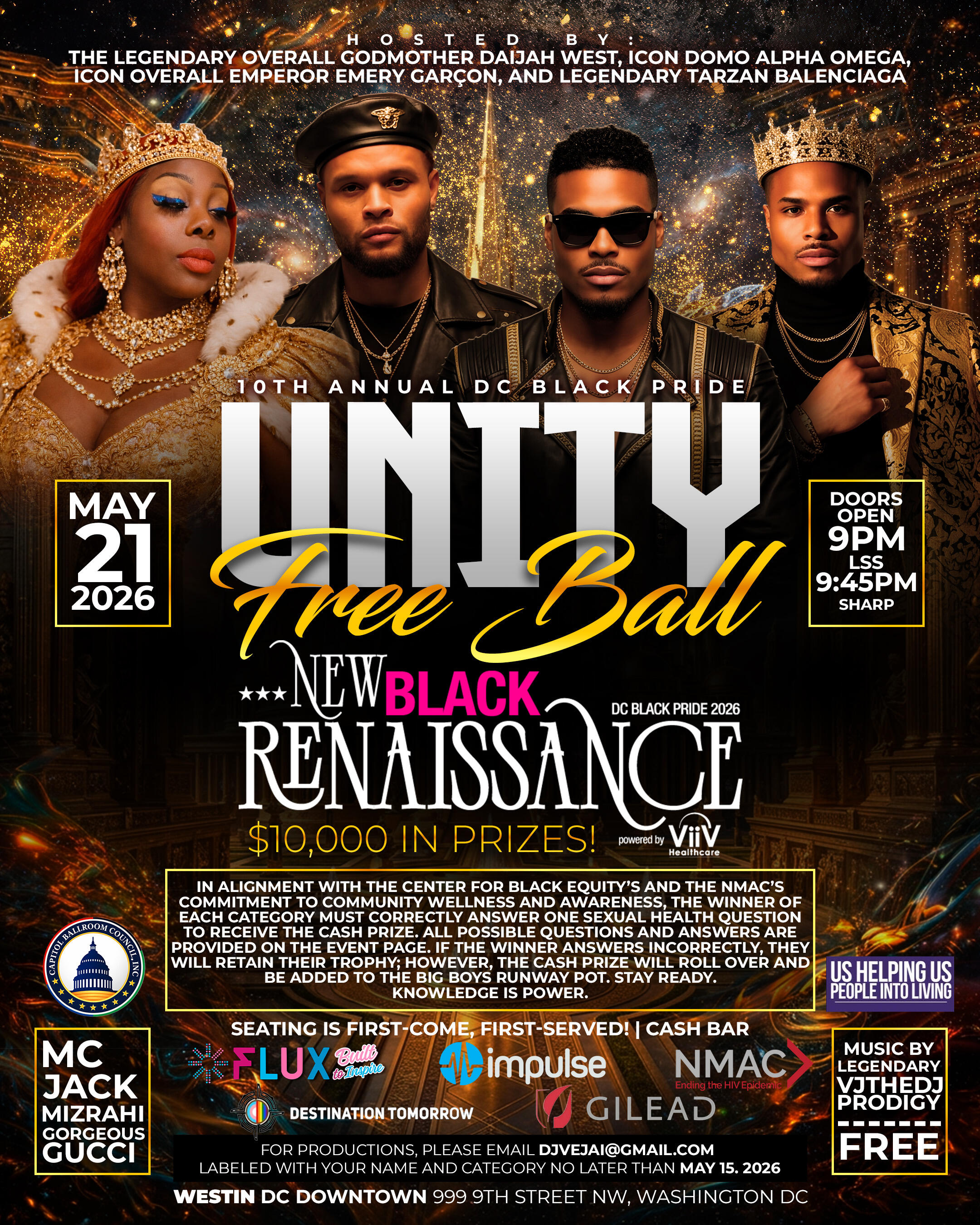 Campaign cover image for 10th Annual DC Black Pride Unity Ball