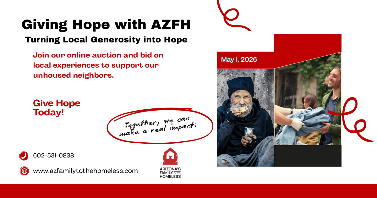 Campaign cover image for Giving Hope with AZFH: Community Online Auction