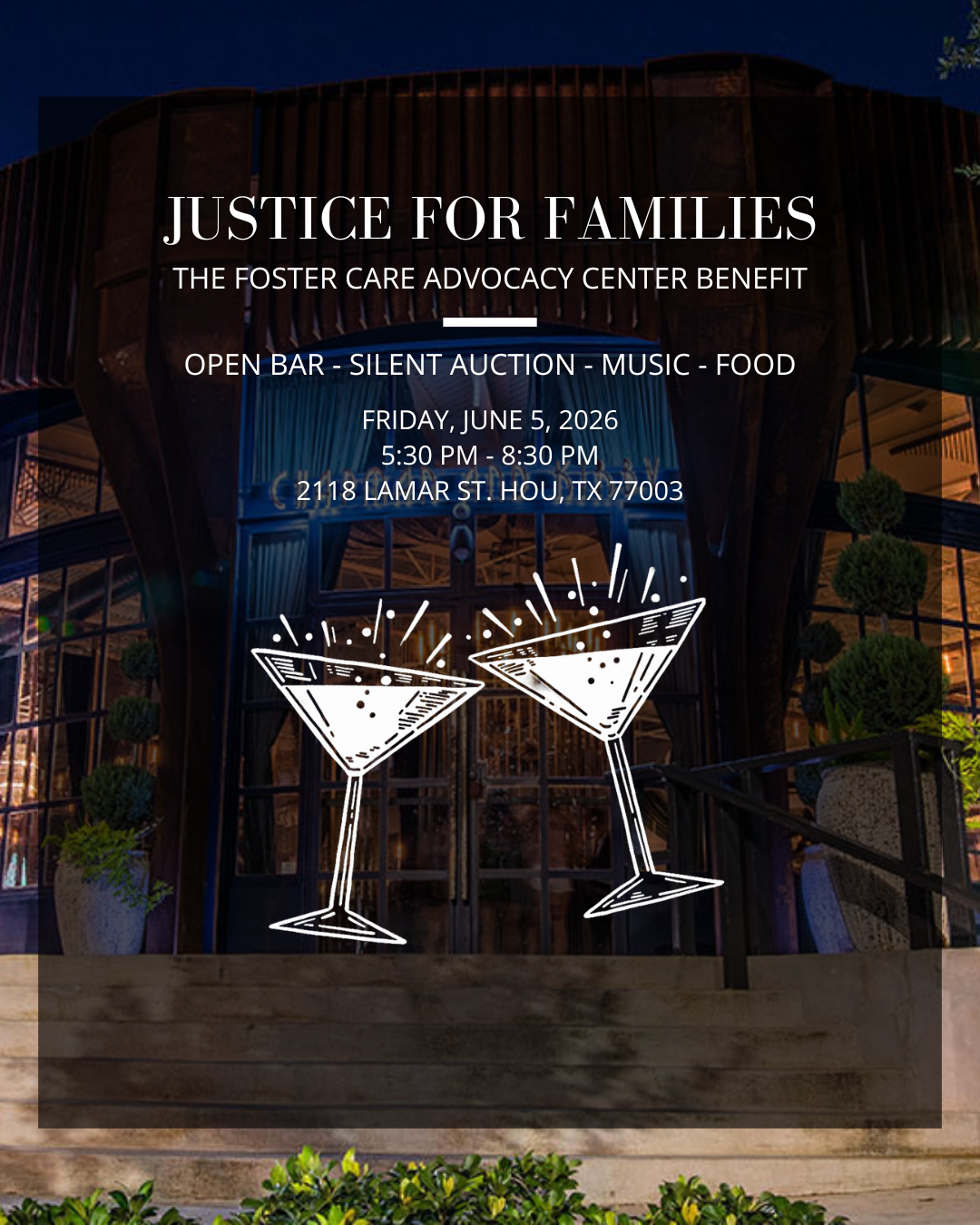 Campaign cover image for Justice for Families: The Foster Care Advocacy Center Benefit