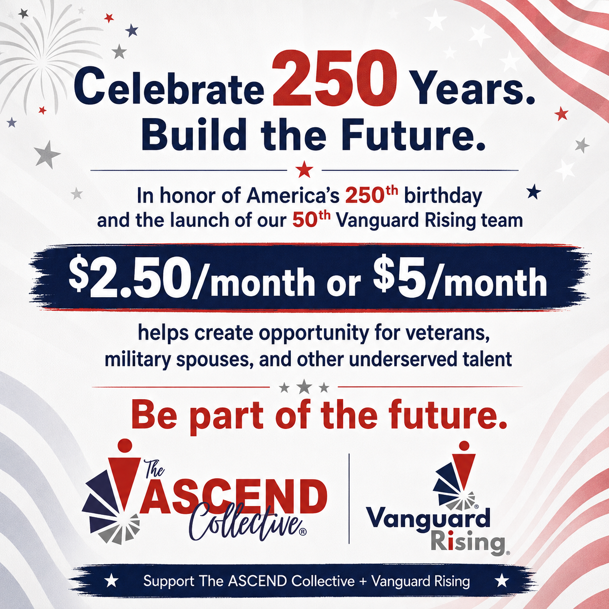 Campaign cover for America 250