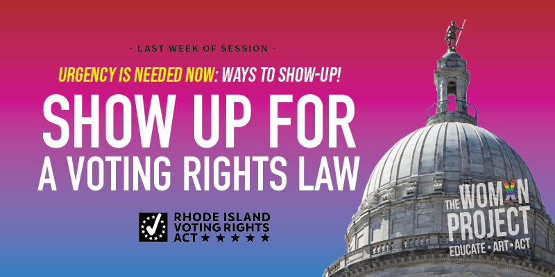 Campaign cover image for CALL TO ACTION- (6/9) State House People Pressure for the RI VRA
