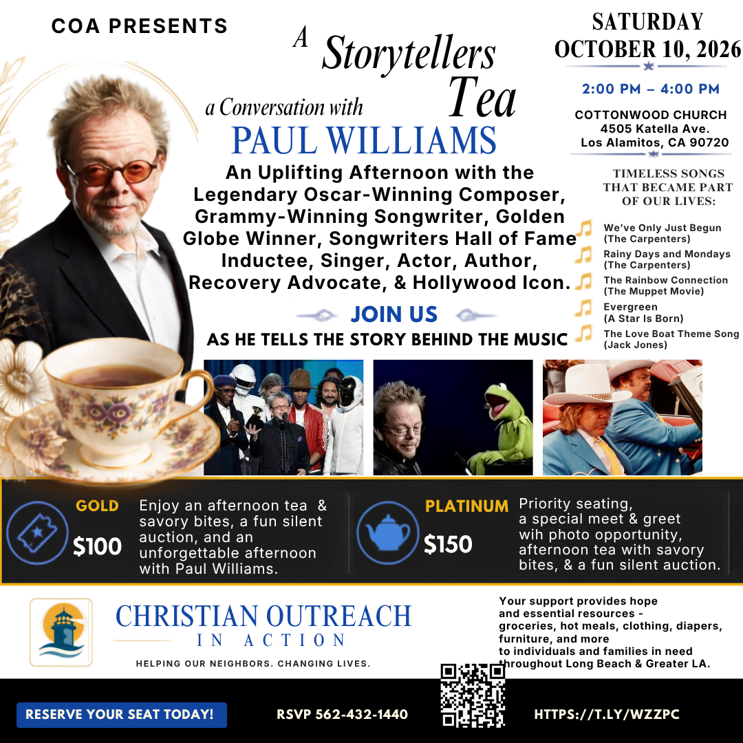 Campaign cover image for STORYTELLERS TEA WITH PAUL WILLIAMS