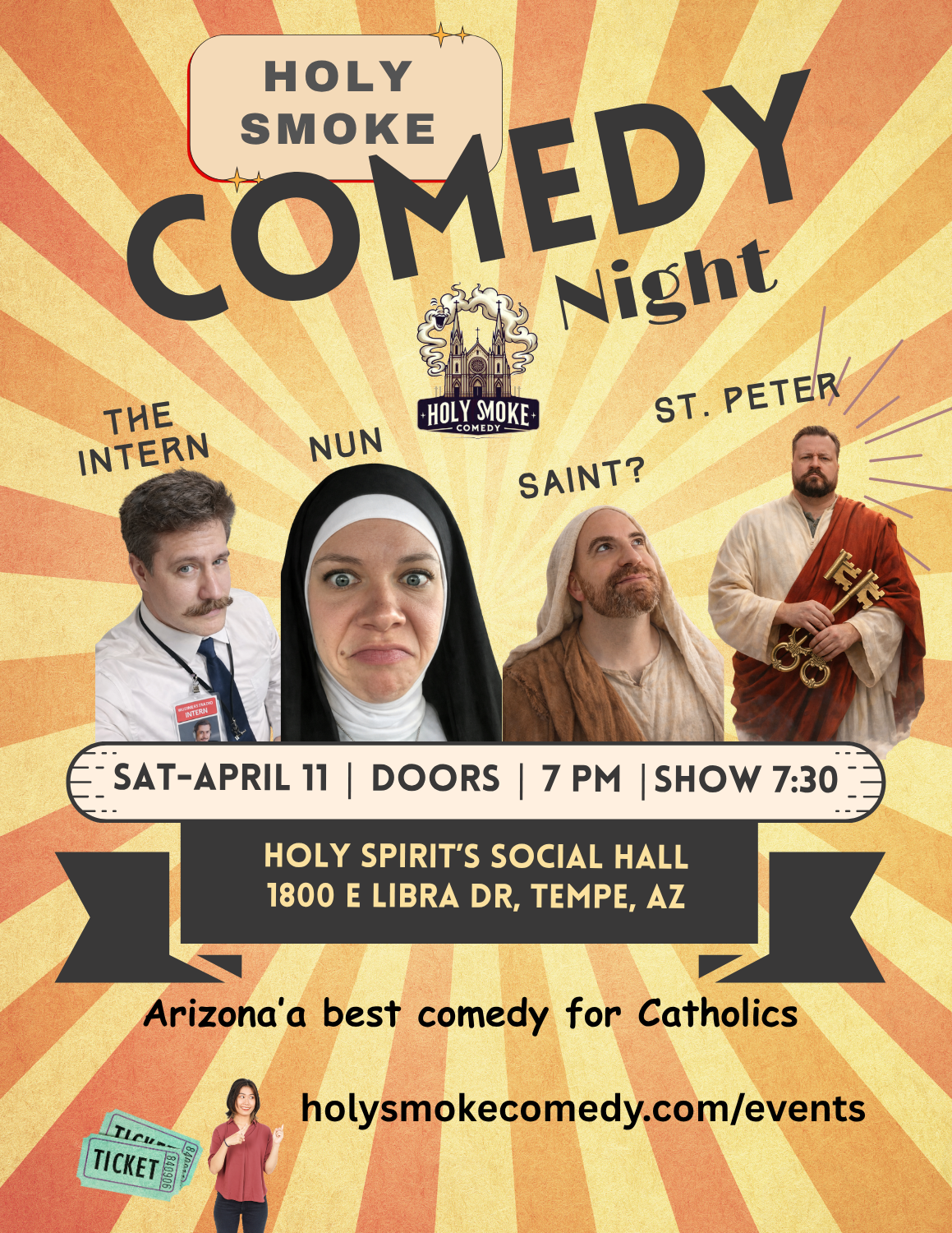 Campaign cover image for Saturday- April 11 -Improv & Sketch Comedy show