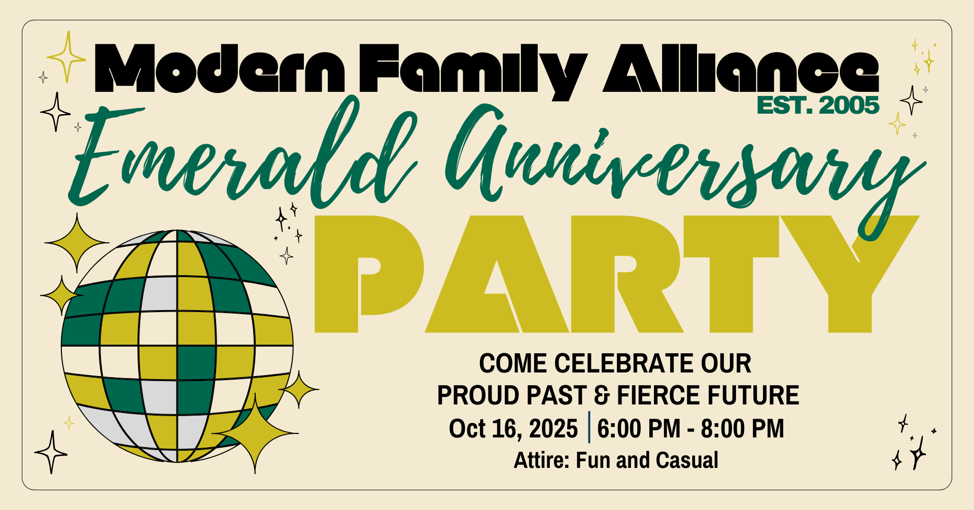 Campaign cover image for Emerald Anniversary Party