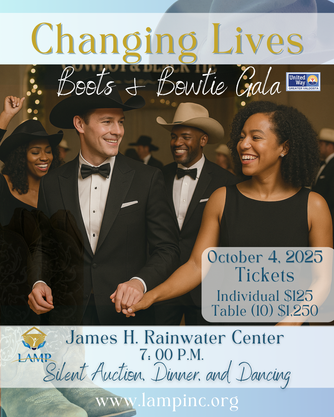 Campaign cover image for Changing Lives Black Tie and Boots Gala