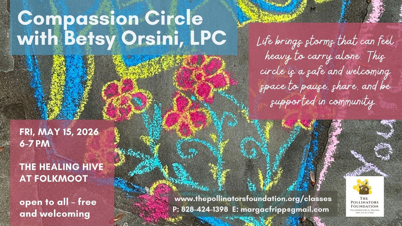 Campaign cover image for Compassion Circle with Betsy Orsini, LPC