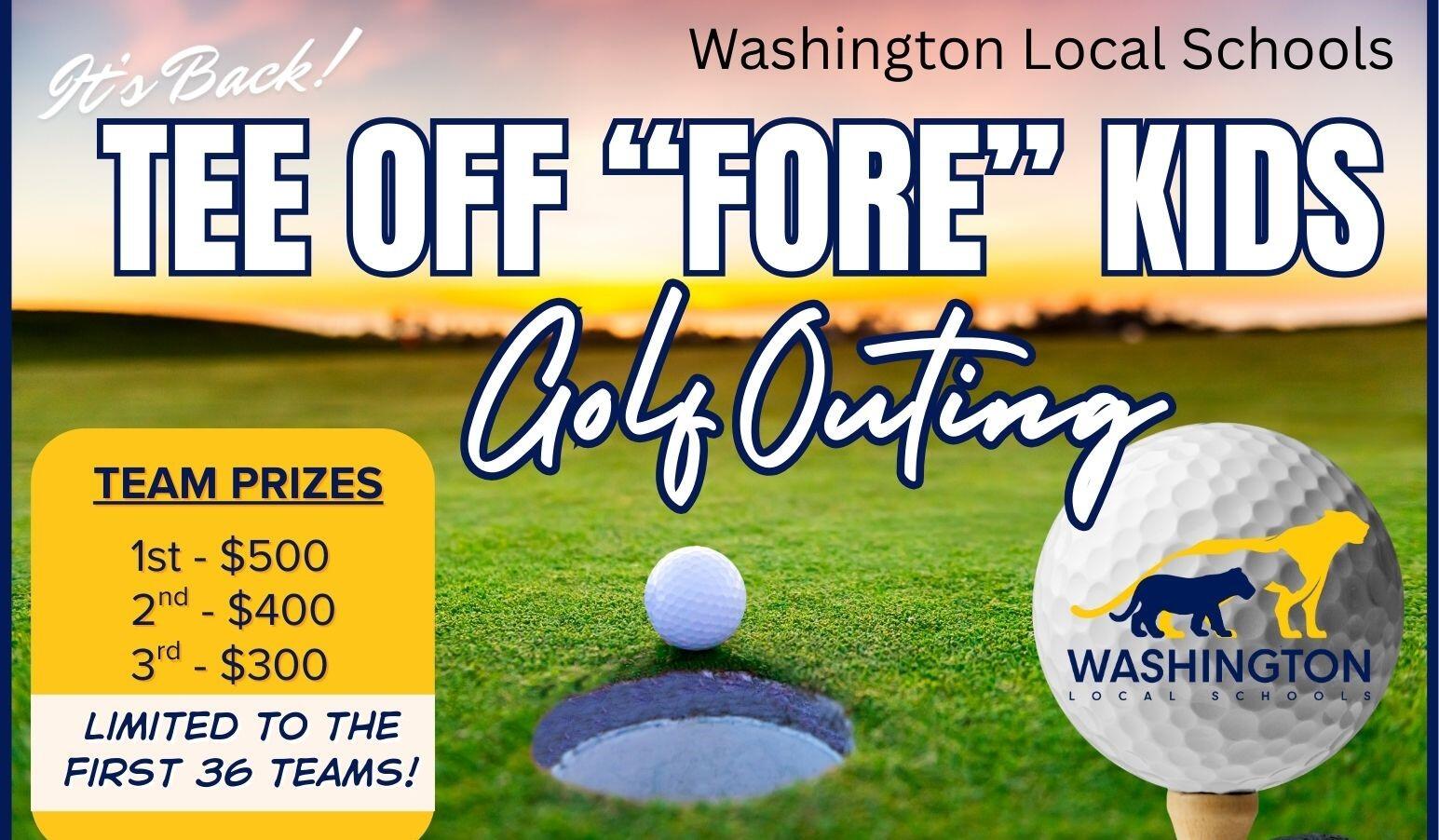 Campaign cover image for WLS Tee off "Fore" Kids Golf Outing