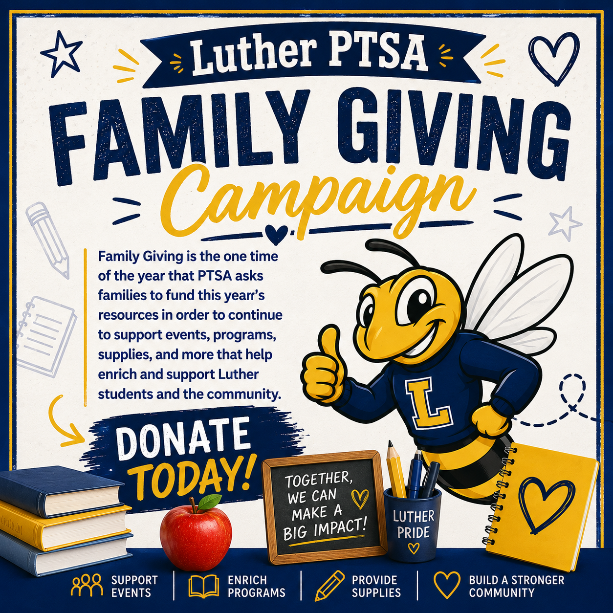 Campaign cover image for Family Giving '26-'27