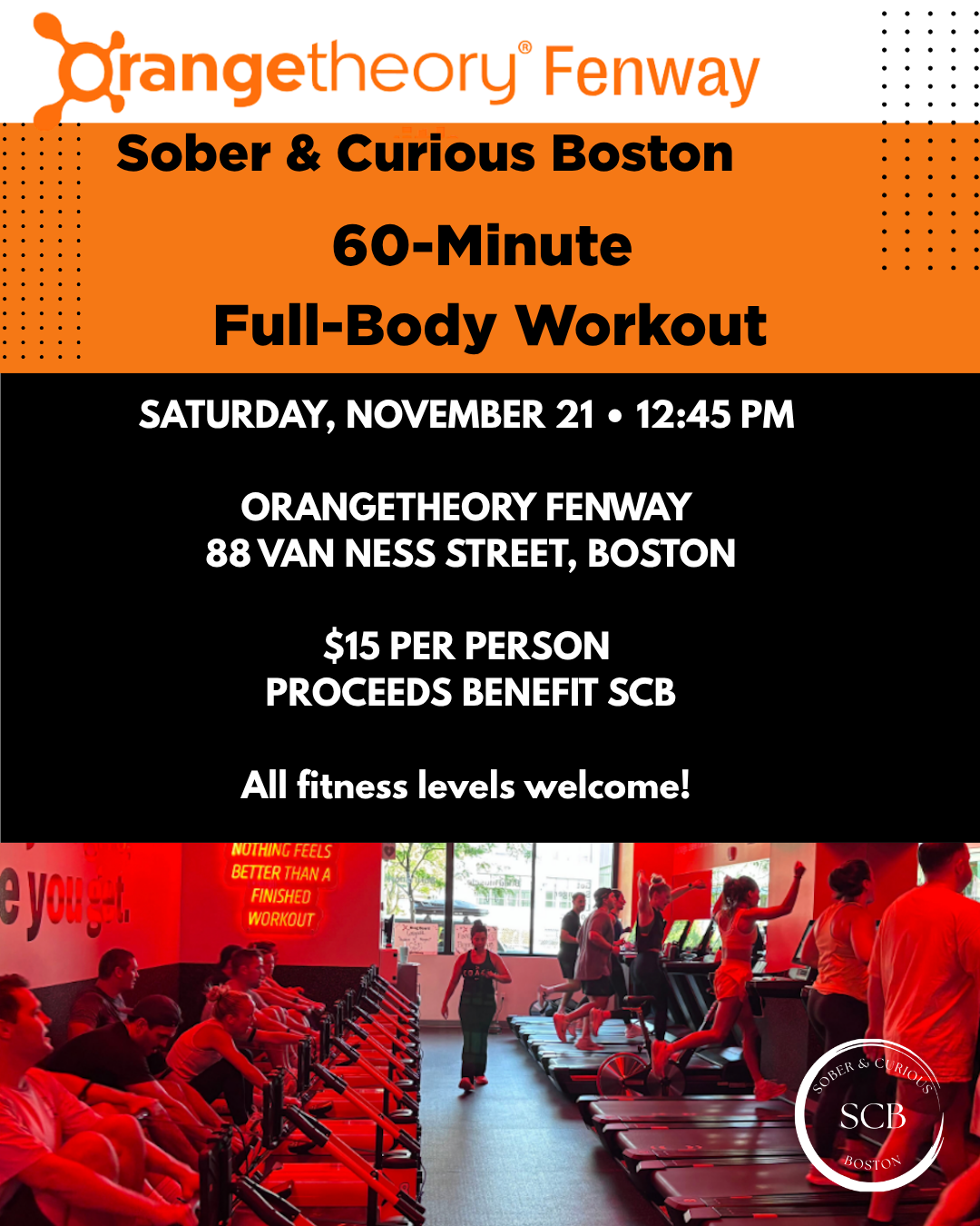 Campaign cover image for Orangetheory Fenway Class