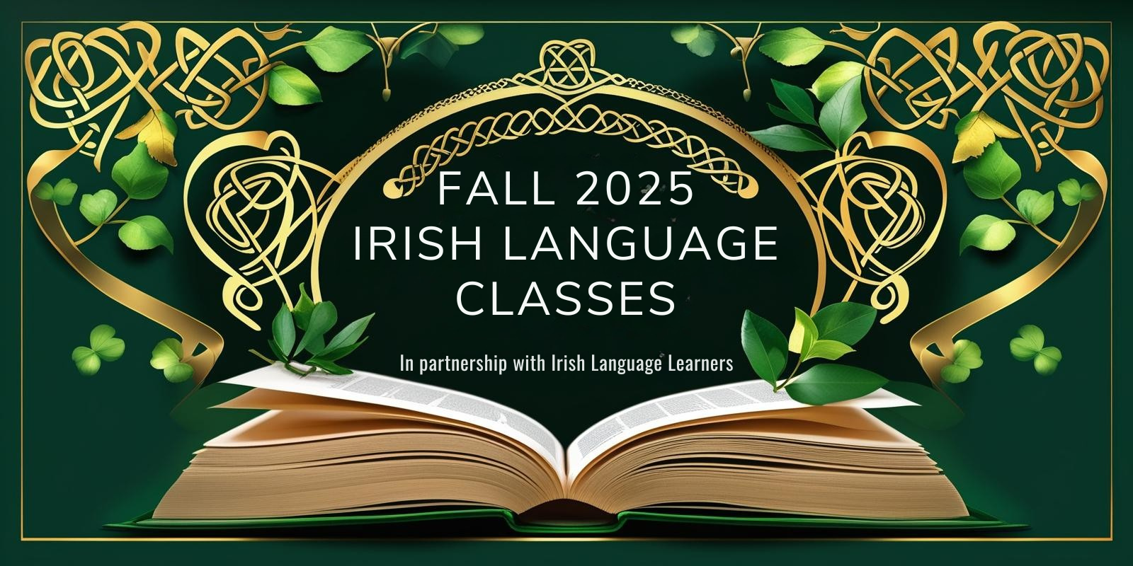 Campaign cover image for Fall 2025 Irish Language Classes