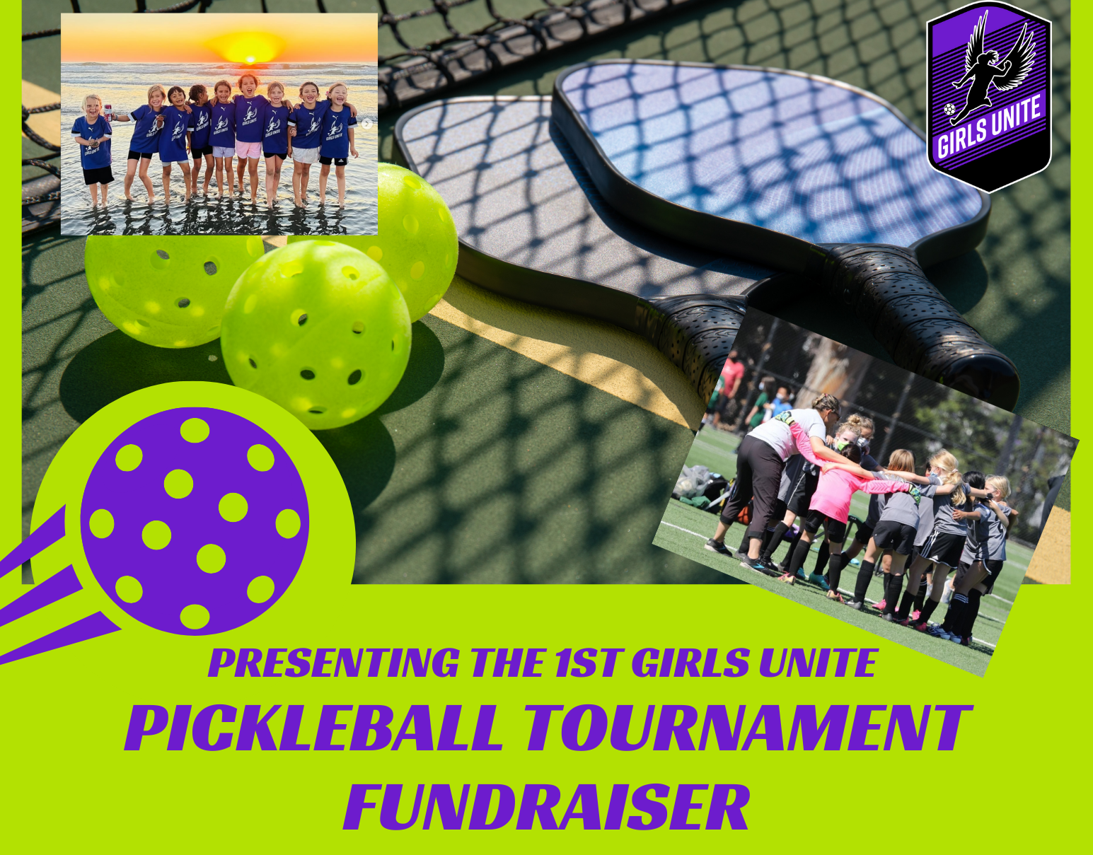 Campaign cover image for 2025 Girls Unite Pickleball Tournament Fundraiser