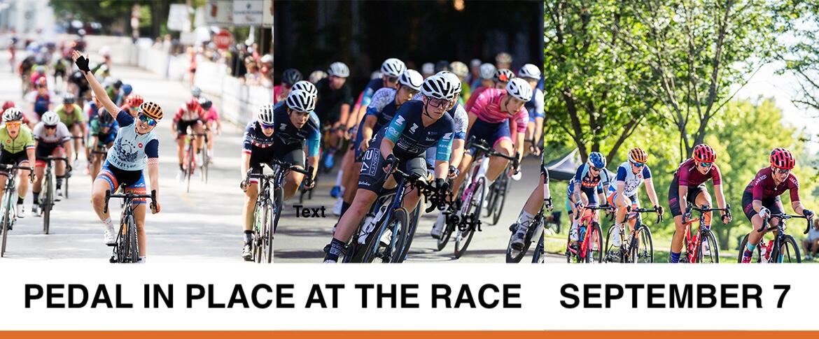 Campaign cover image for Pedal in Place at the Race 2026