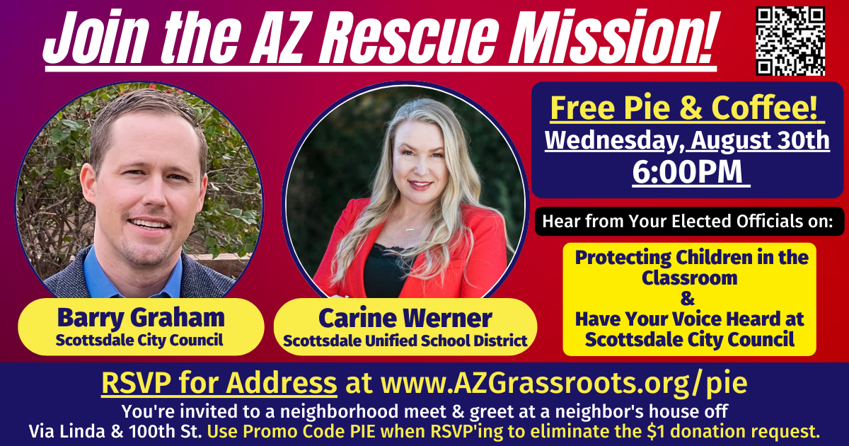 Campaign cover image for AZ Rescue Mission w/ Scottsdale City Councilman Barry Graham & Scottsdale Unified Board Member Carine Werner 8.30.23