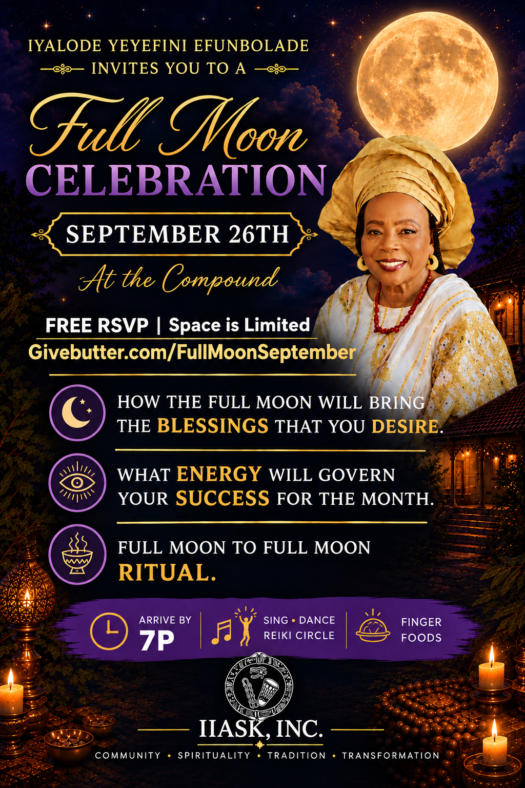 Campaign cover image for Full Moon Ritual and Celebration - September