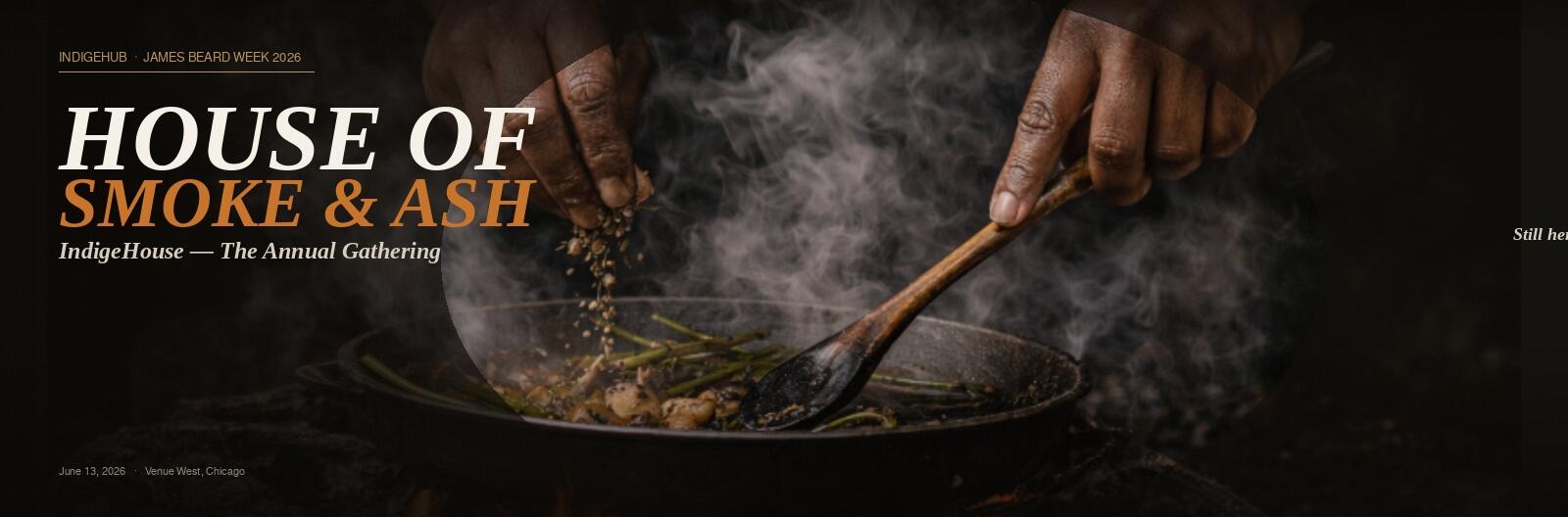 Campaign cover image for IndigeHouse at James Beard Week