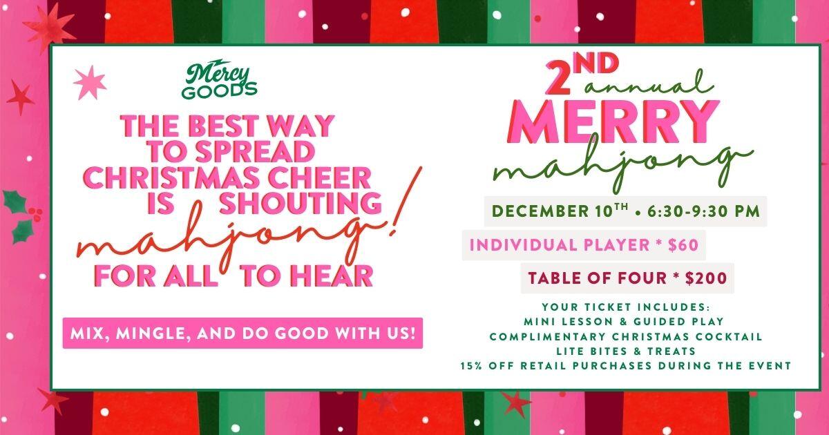 Campaign cover image for Merry Mahjong at Mercy Goods