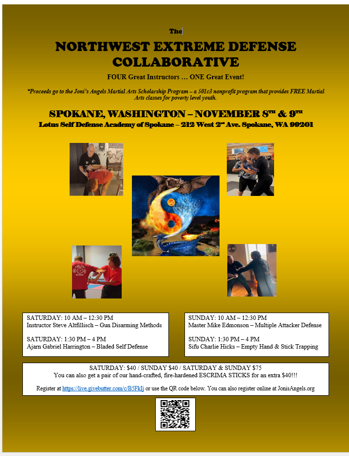 Campaign cover image for The Northwest Extreme Defense Collaborative - Ages 14 +