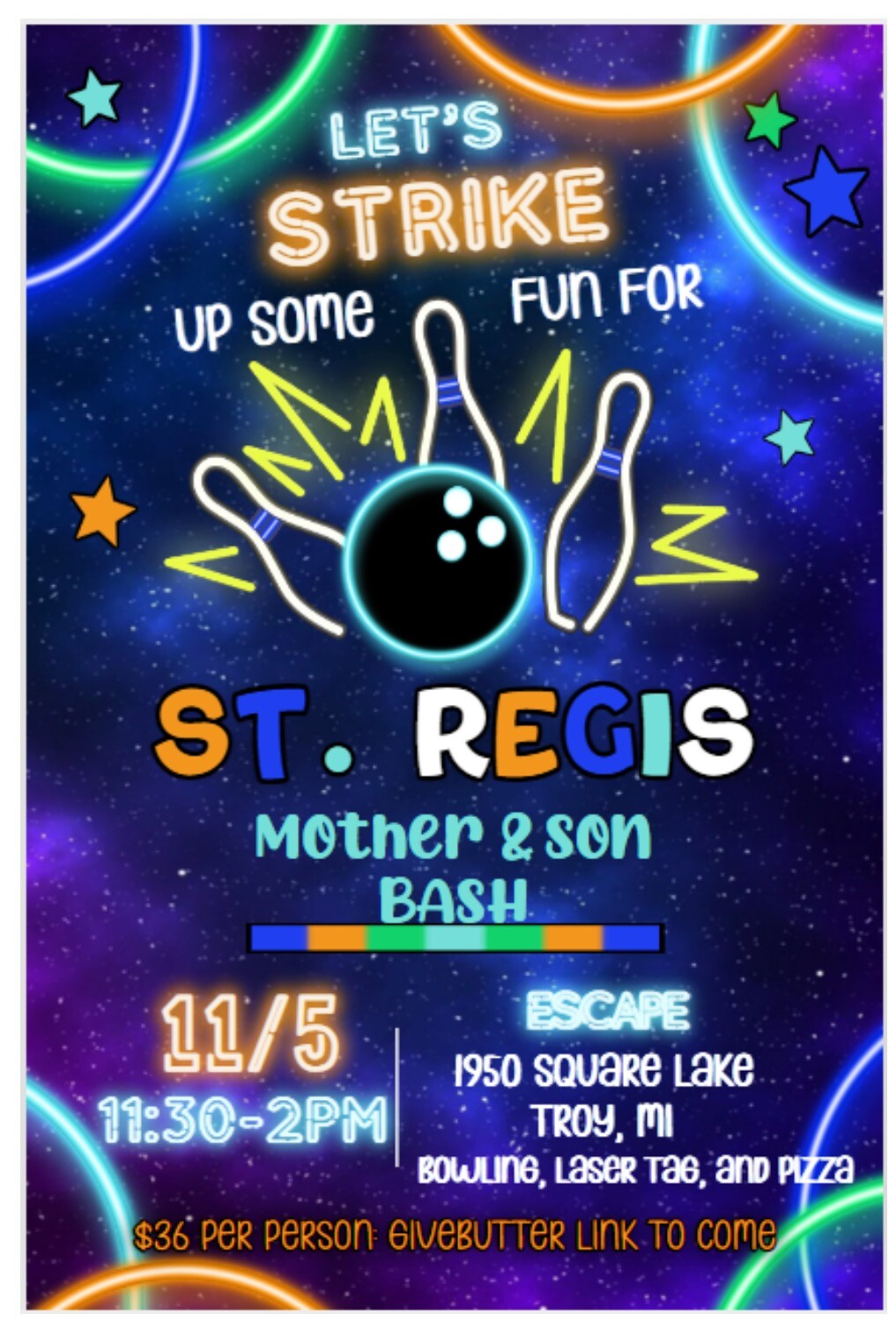 Campaign cover image for St. Regis Mother and Son Bash 2023