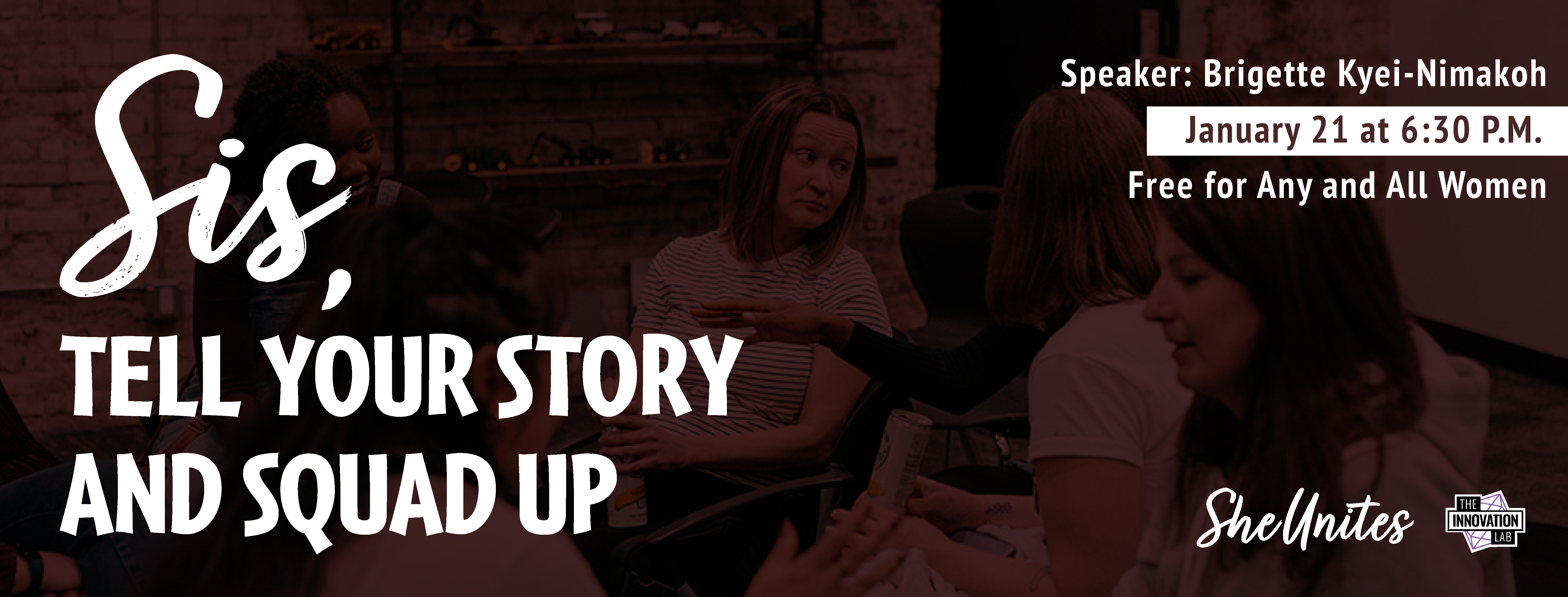 Campaign cover image for Sis, Tell Your Story and Squad Up: Brigette Kyei-Nimakoh at She Unites