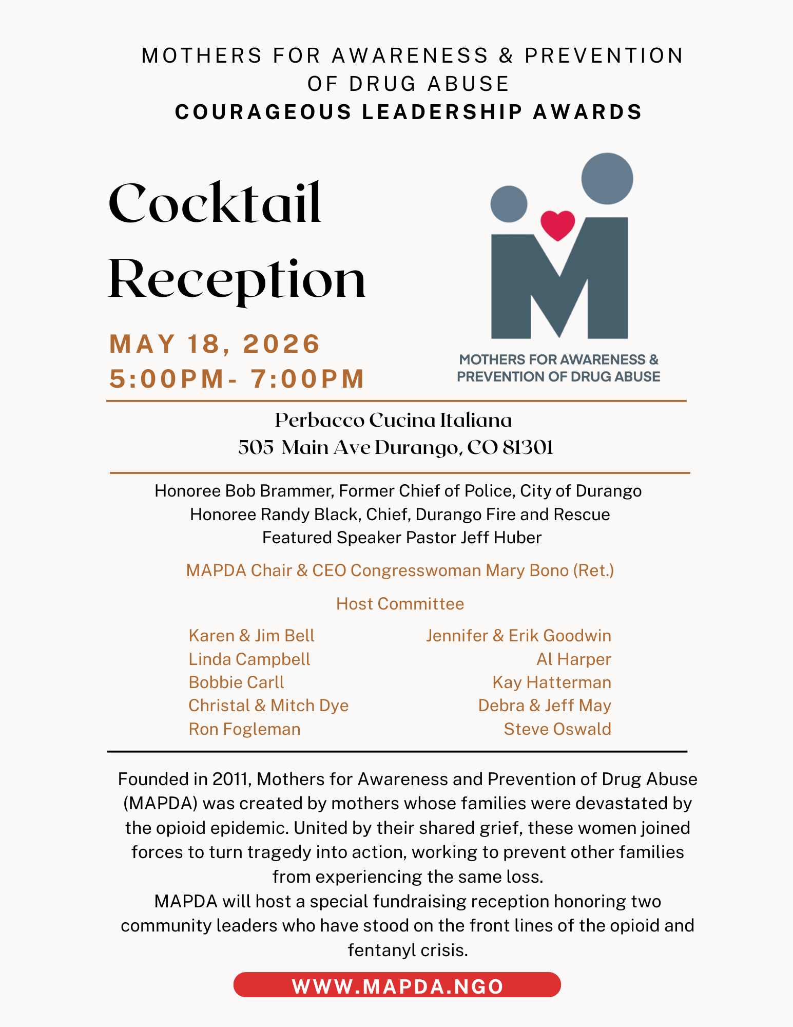 Campaign cover image for Second Annual Durango Cocktail Reception
