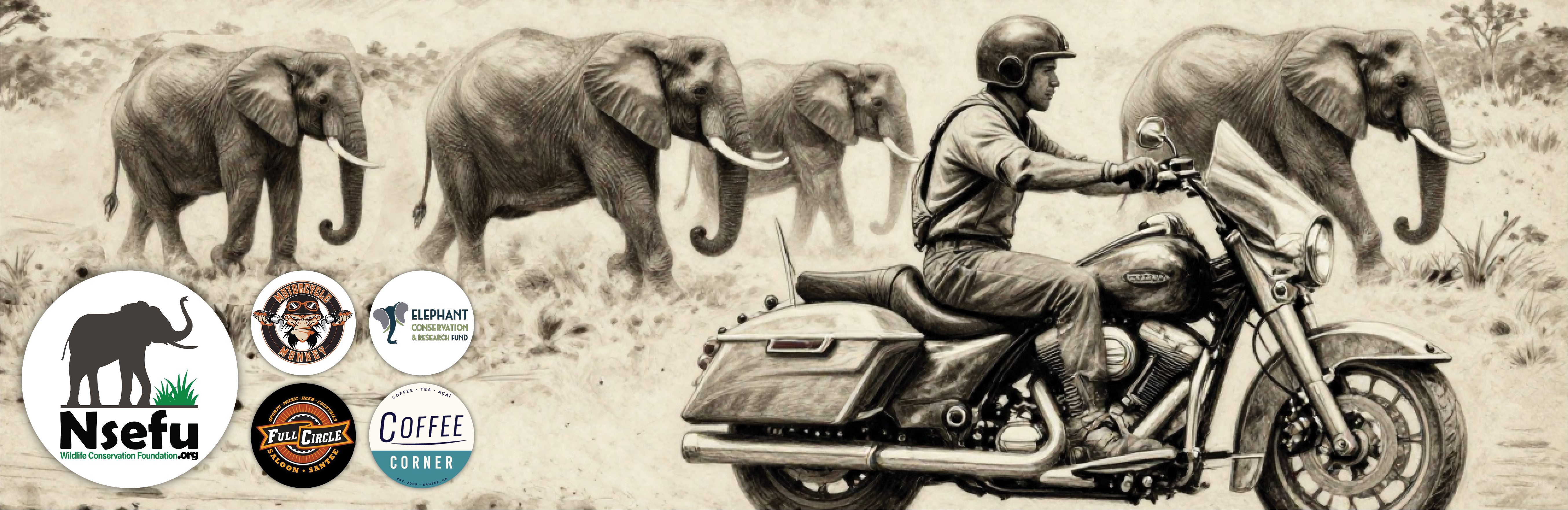 Campaign cover image for The 4th Annual Nsefu Motorcycle Monkey Run
