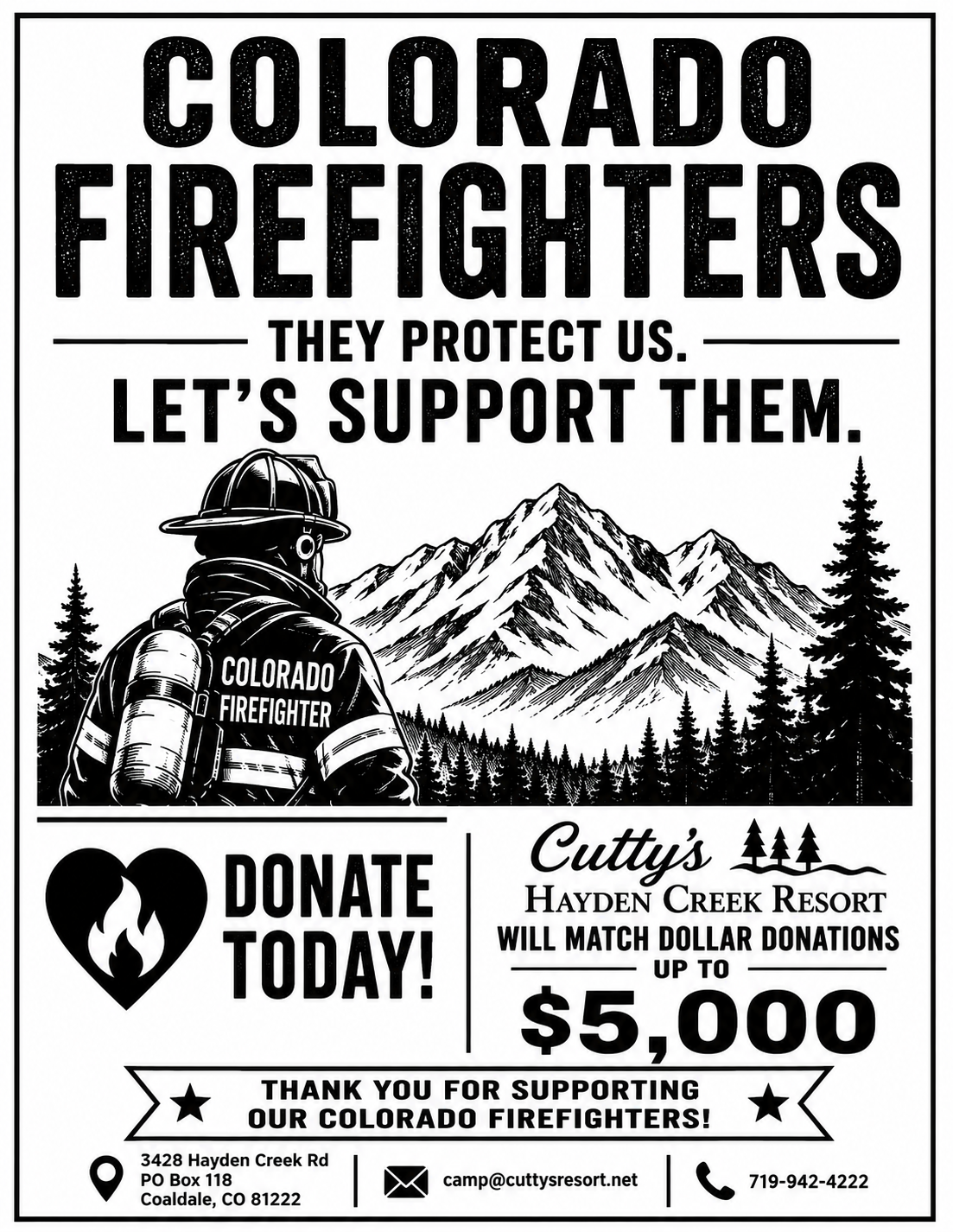 Campaign cover image for Cutty's Firefighting Fund