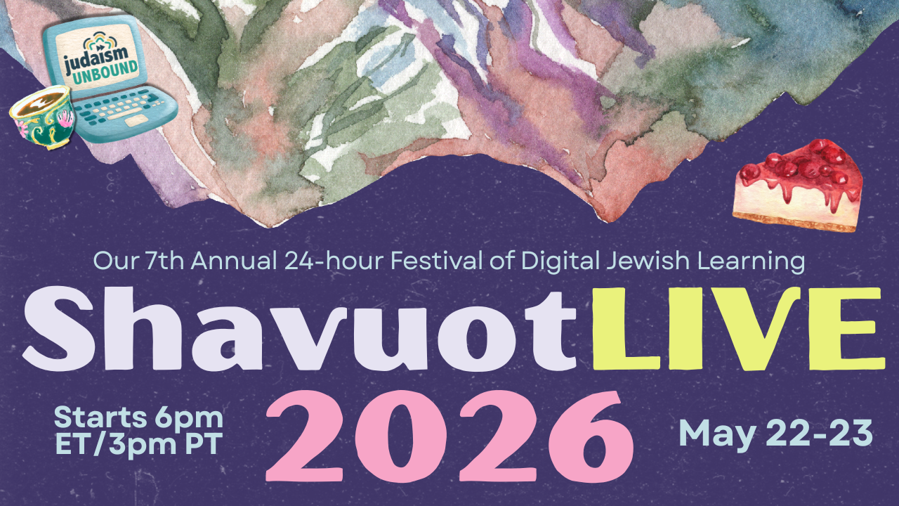 Campaign cover image for ShavuotLIVE 2026!