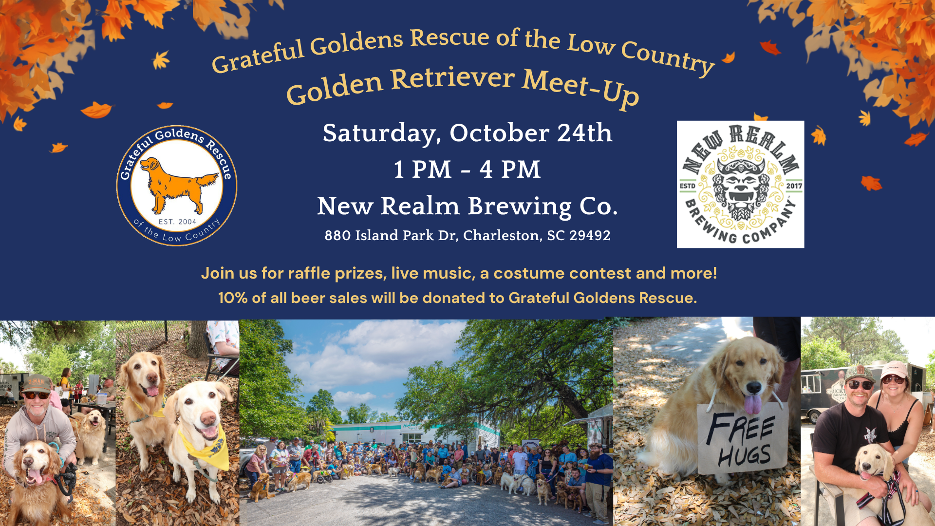 Campaign cover image for Fall '26 GGR Low Country Golden Retriever Meet-Up