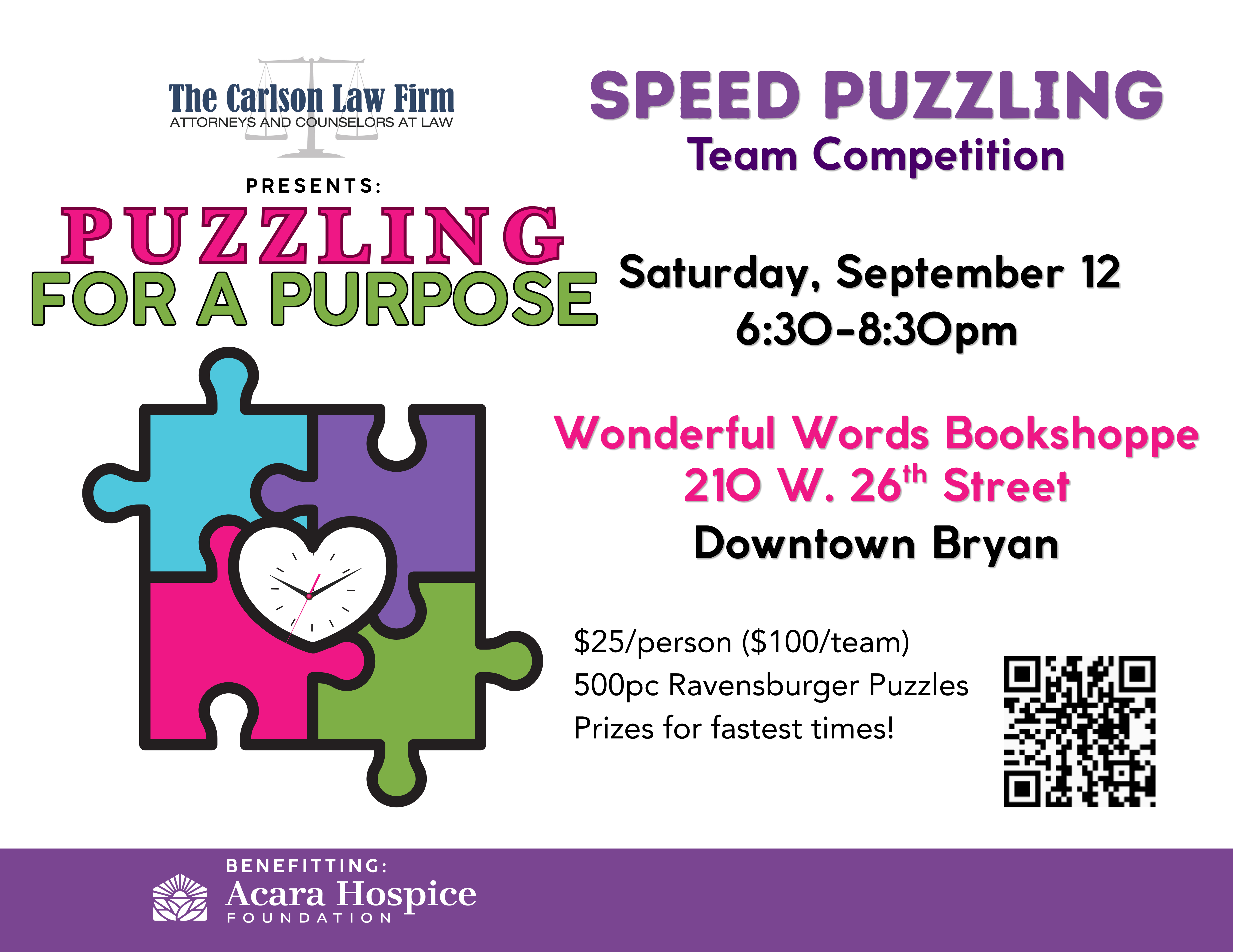 Campaign cover image for Puzzling for a Purpose-September 2026
