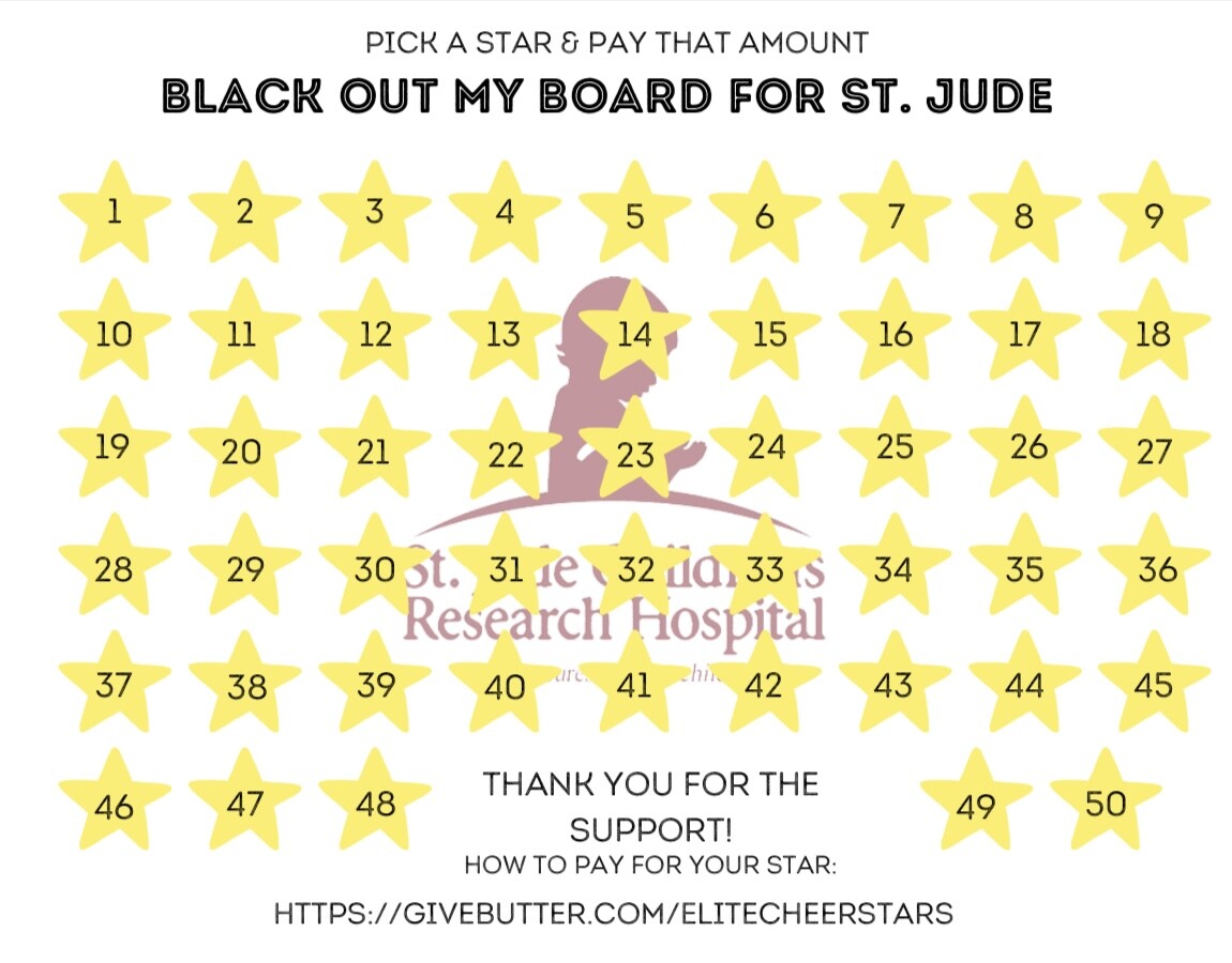 Campaign cover image for Black Out My Board For St Jude