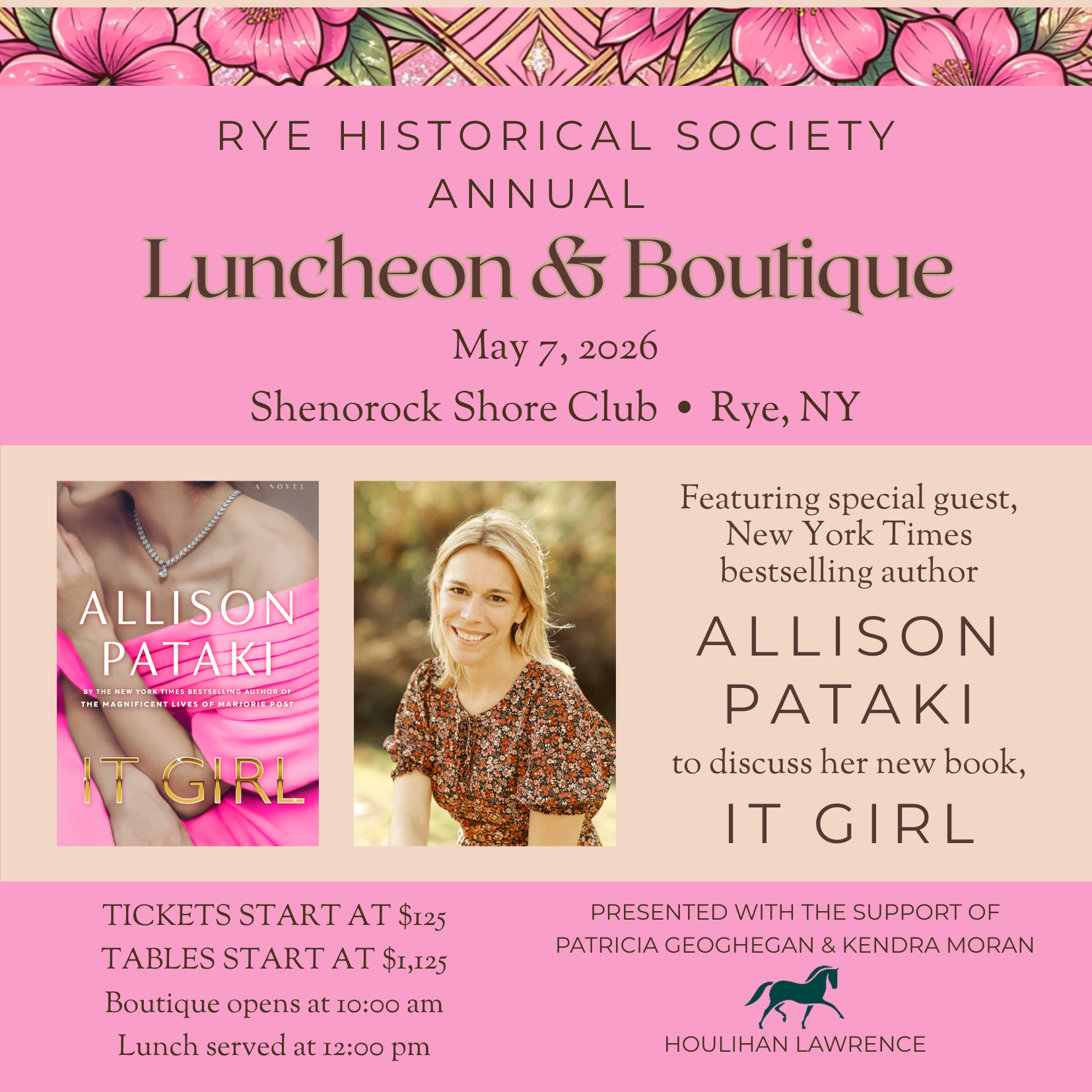 Campaign cover image for Sponsor Today!  2026 Rye Historical Society Annual Luncheon & Boutique