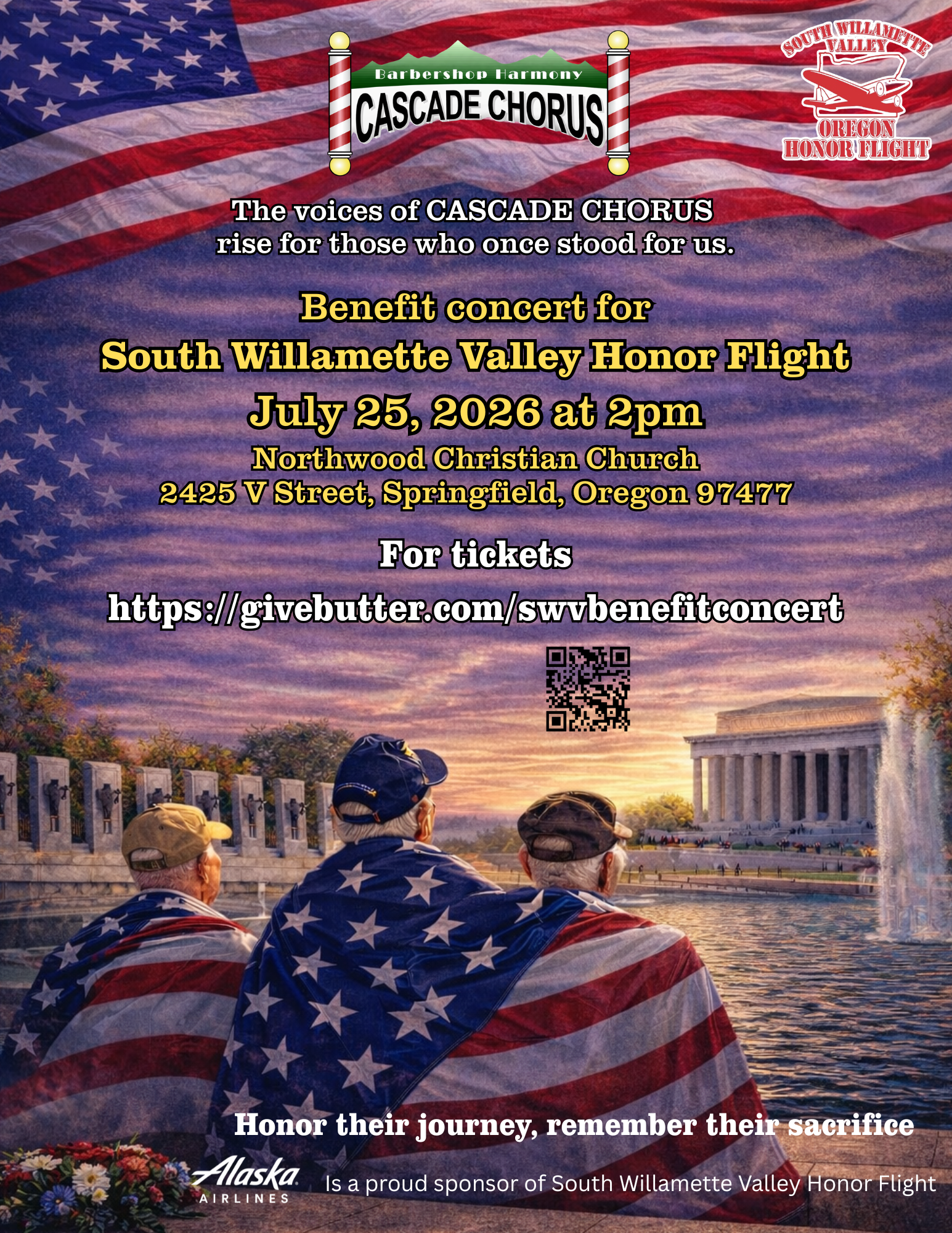 Campaign cover image for Cascade Chorus Benefit Concert