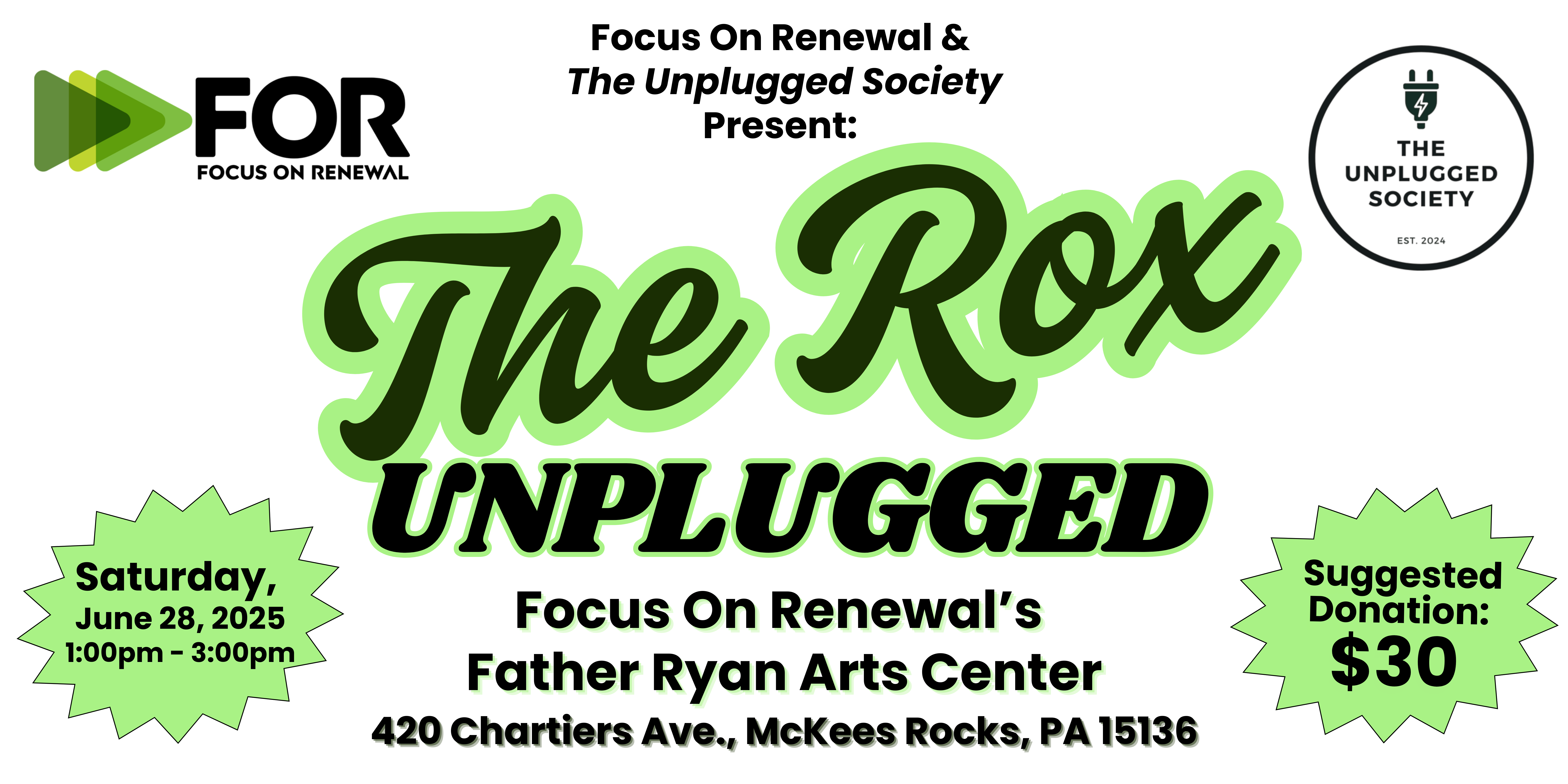 Campaign cover image for The Rox Unplugged