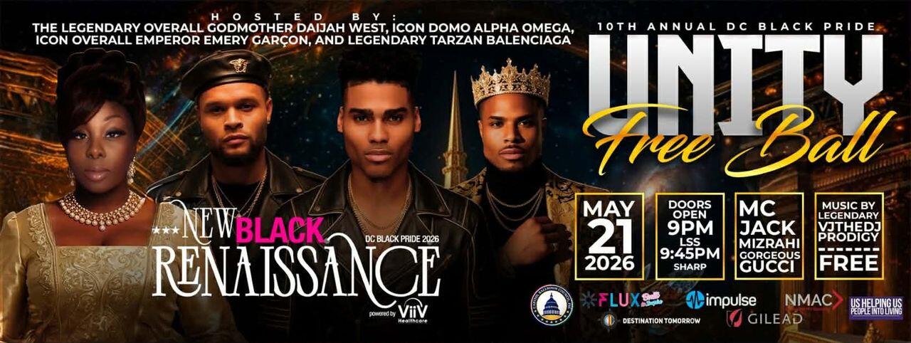 Campaign cover image for 10th Annual DC Black Pride Unity Ball