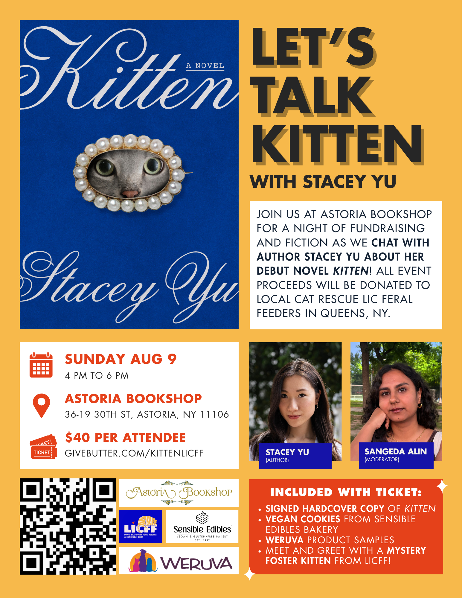 Campaign cover image for Let's Talk KITTEN with Author Stacey Yu