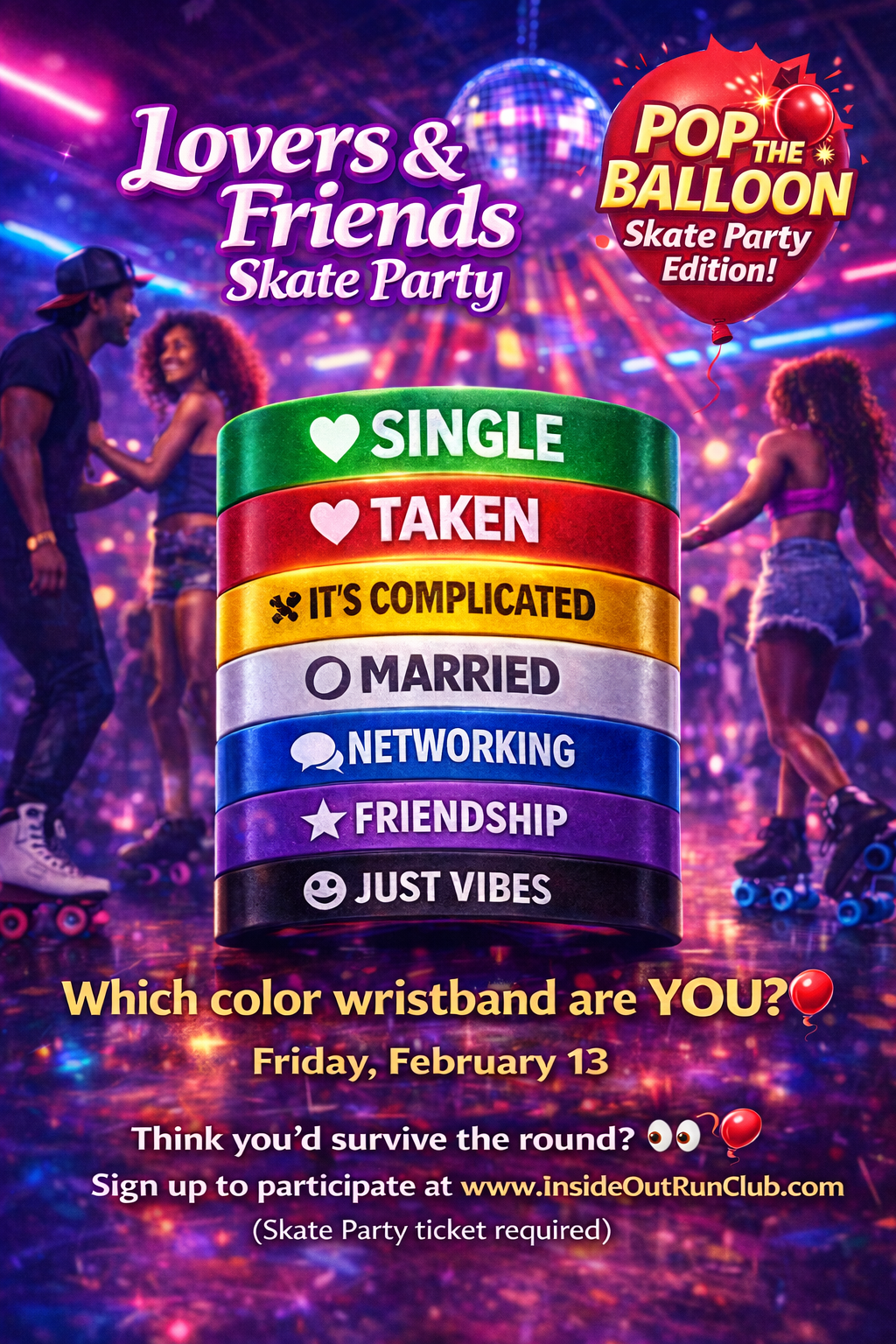 Campaign cover image for Lovers & Friends Skating Party