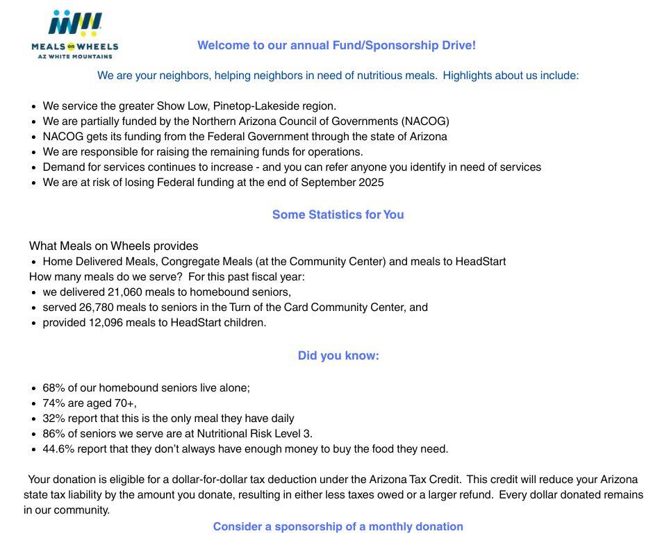 Campaign cover image for Annual Sponsorship Campaign