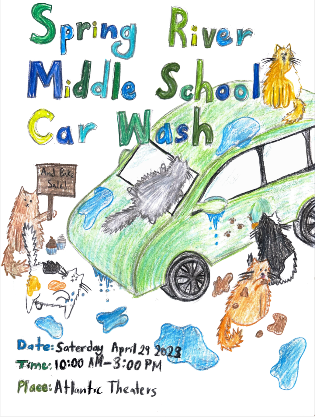 Campaign cover image for The Middle Schooler's of Spring River Car Wash and Bake Sale