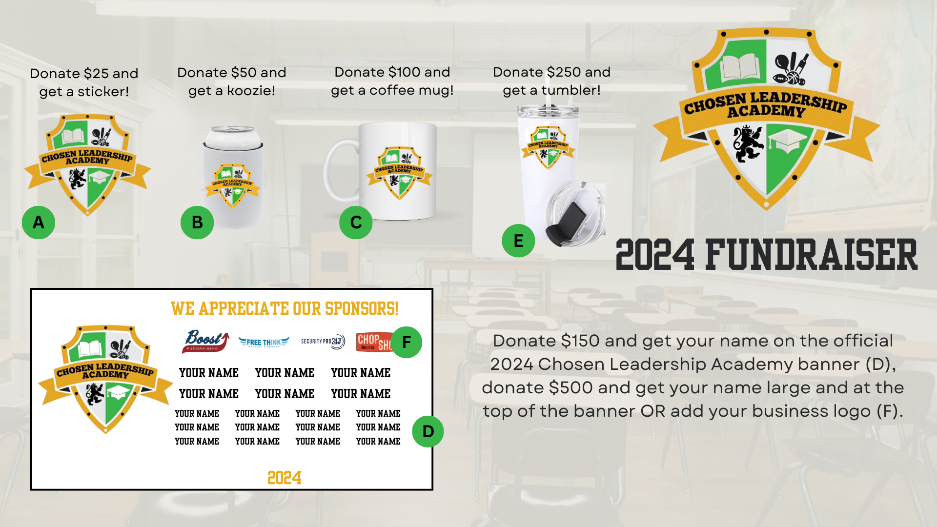 Campaign cover image for Support the Chosen Leadership Academy Lions!