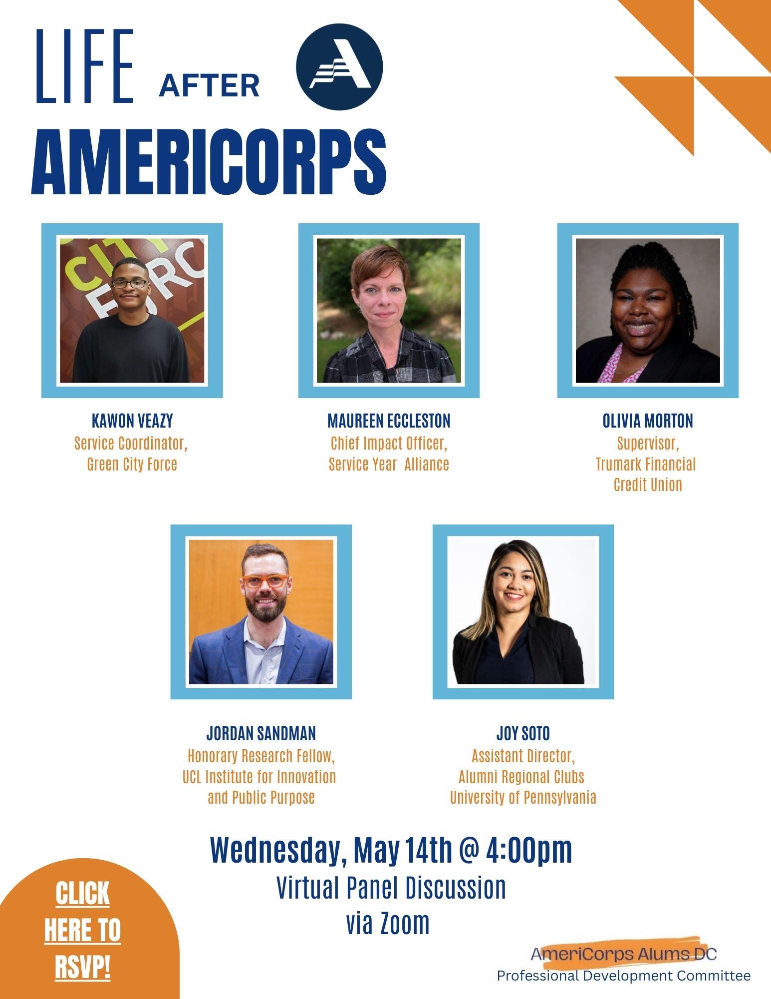 Campaign cover image for Life After AmeriCorps Alumni Panel 2025