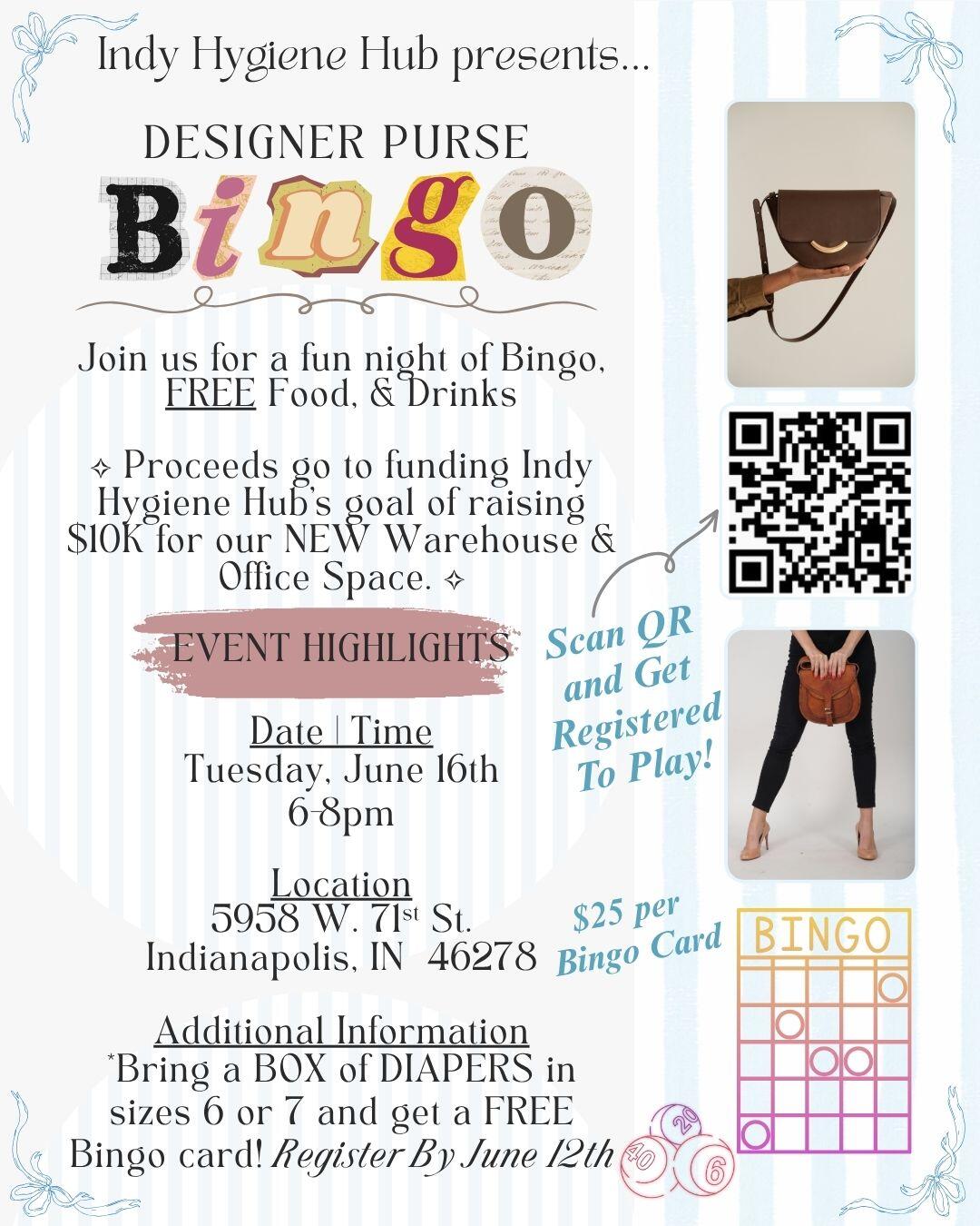 Campaign cover image for IHH Designer Purse Bingo 2026