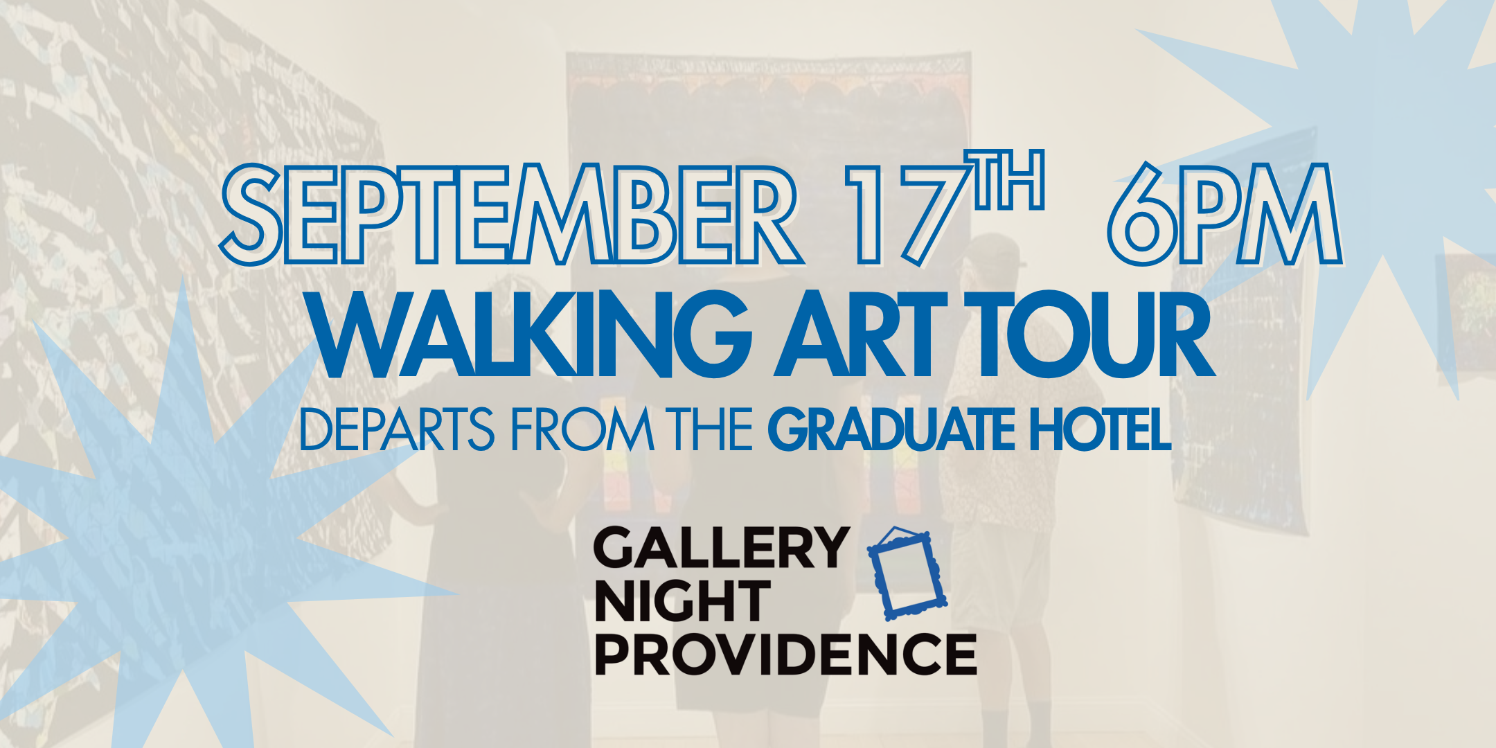 Campaign cover image for Gallery Night 2026 - September 17th 6PM Walking Tour