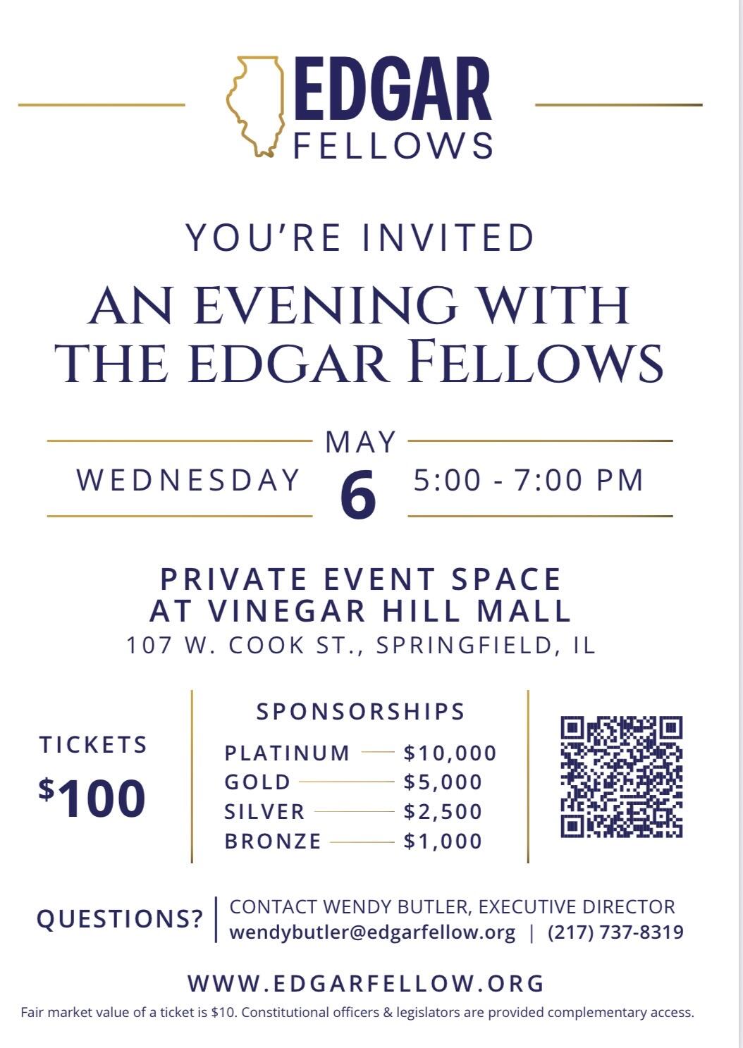 Campaign cover image for 2026 Edgar Fellows Spring Fundraising Reception