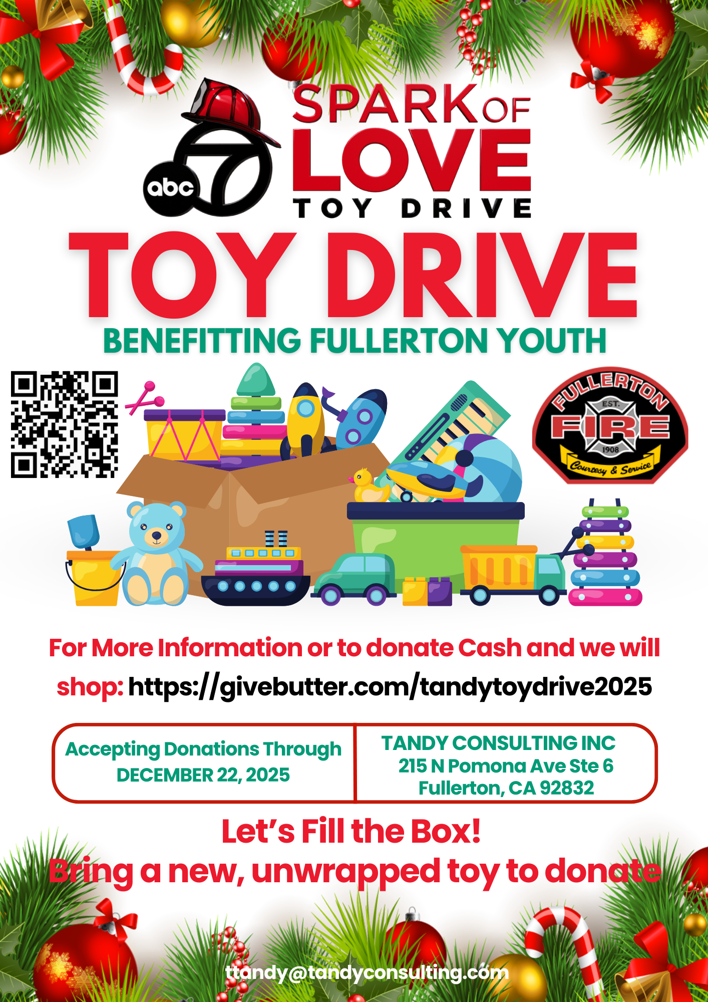 Campaign cover image for Toy Drive 2025