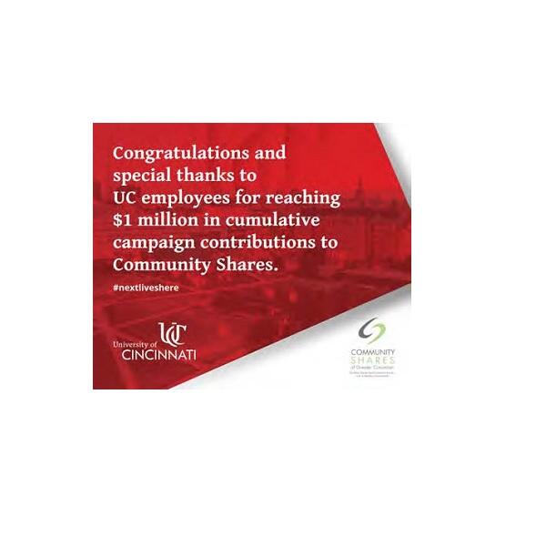 Campaign cover image for University of Cincinnati Community Shares Campaign