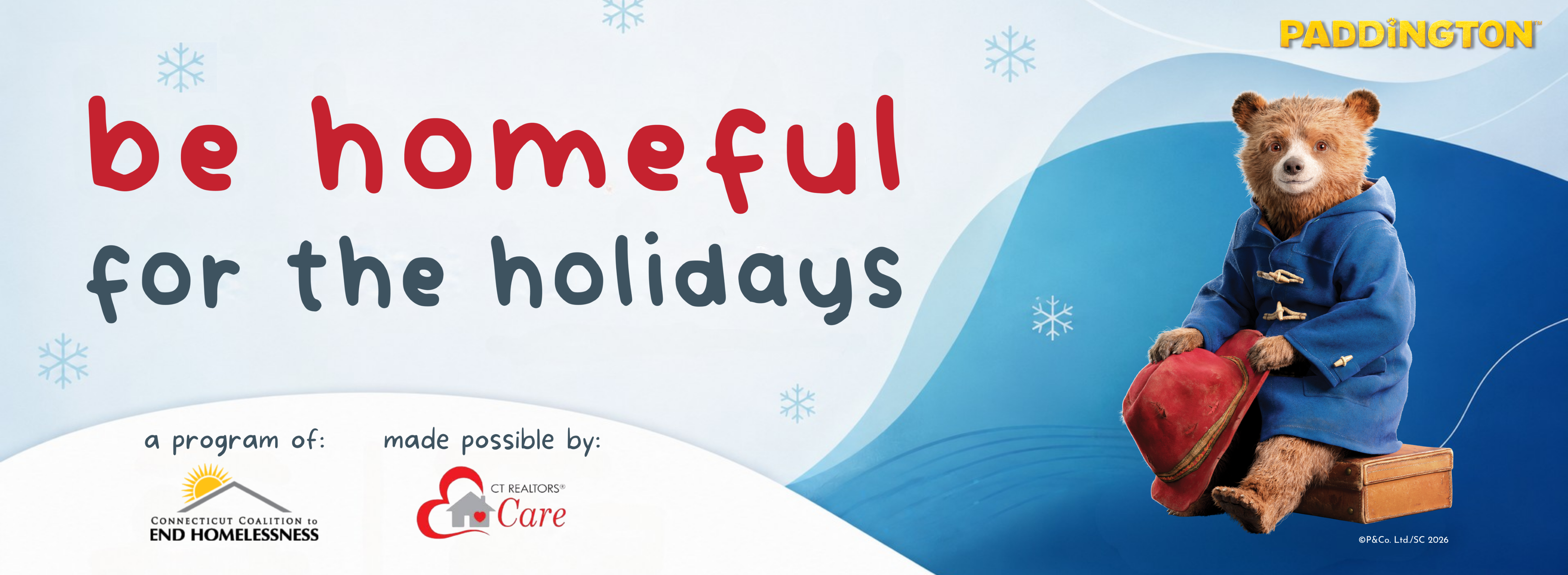 Campaign cover image for CCEH's 2026 be homeful for the holidays