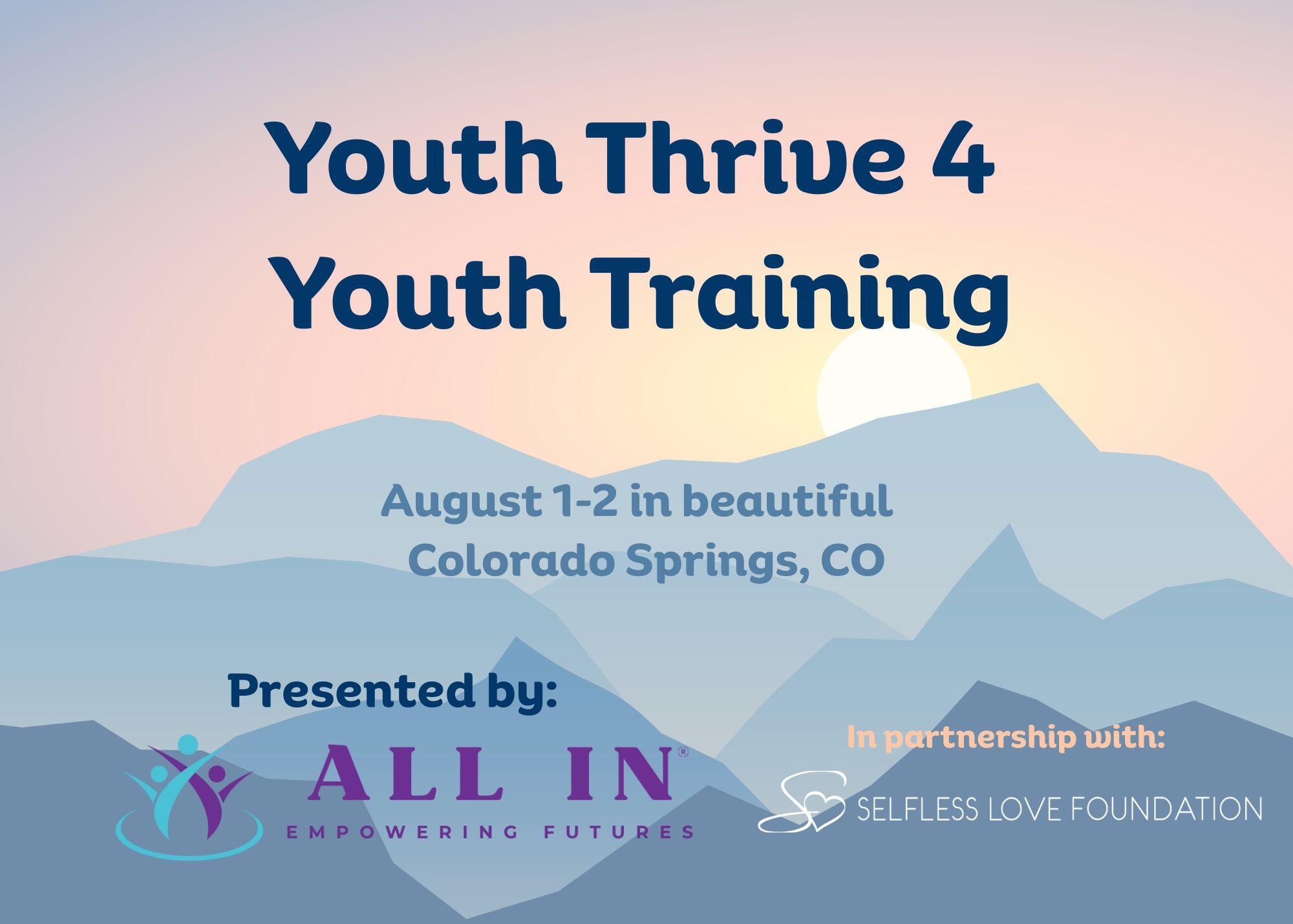 Campaign cover image for Youth Thrive 4 Youth 2026