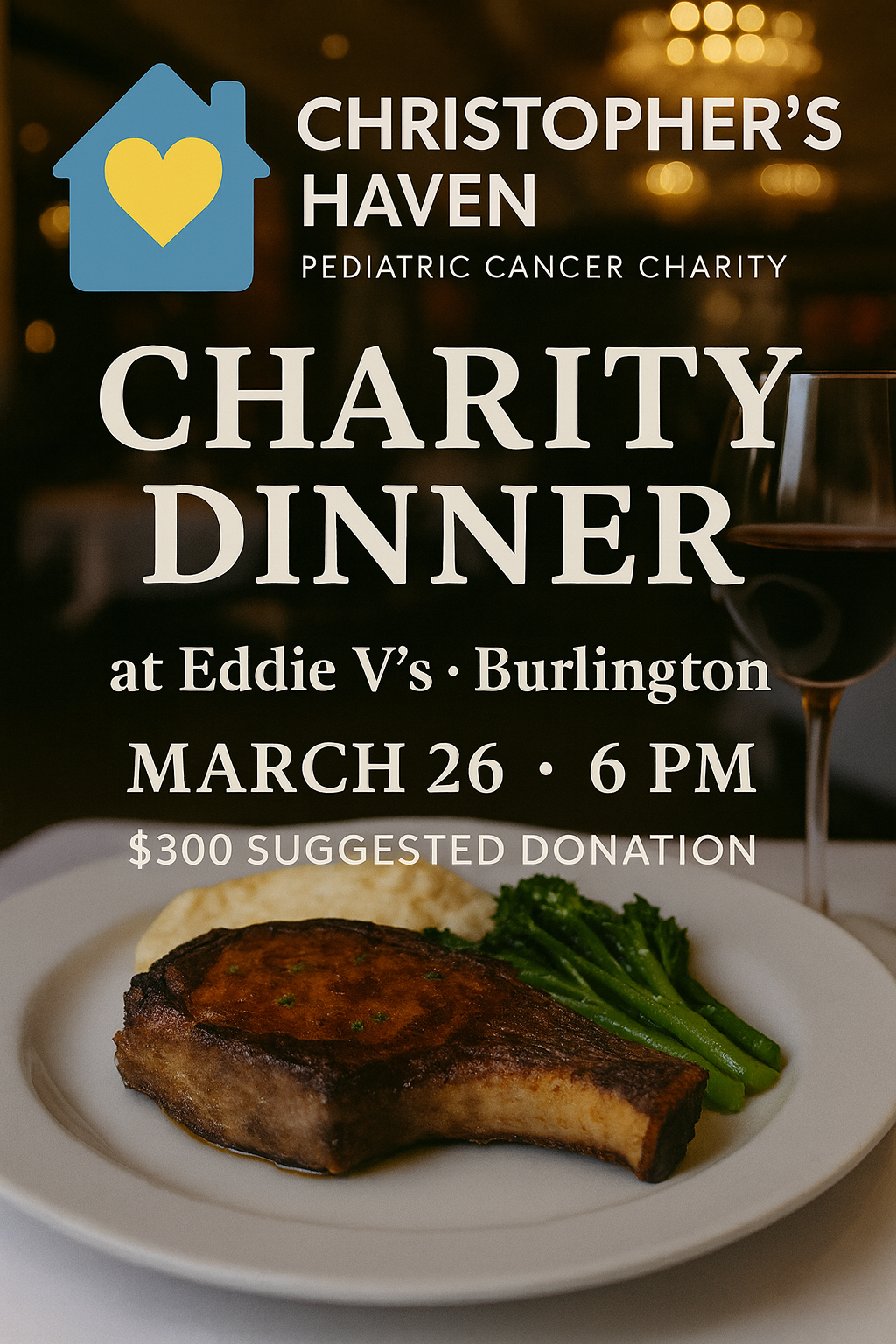 Campaign cover image for Charity Dinner for Christopher's Haven